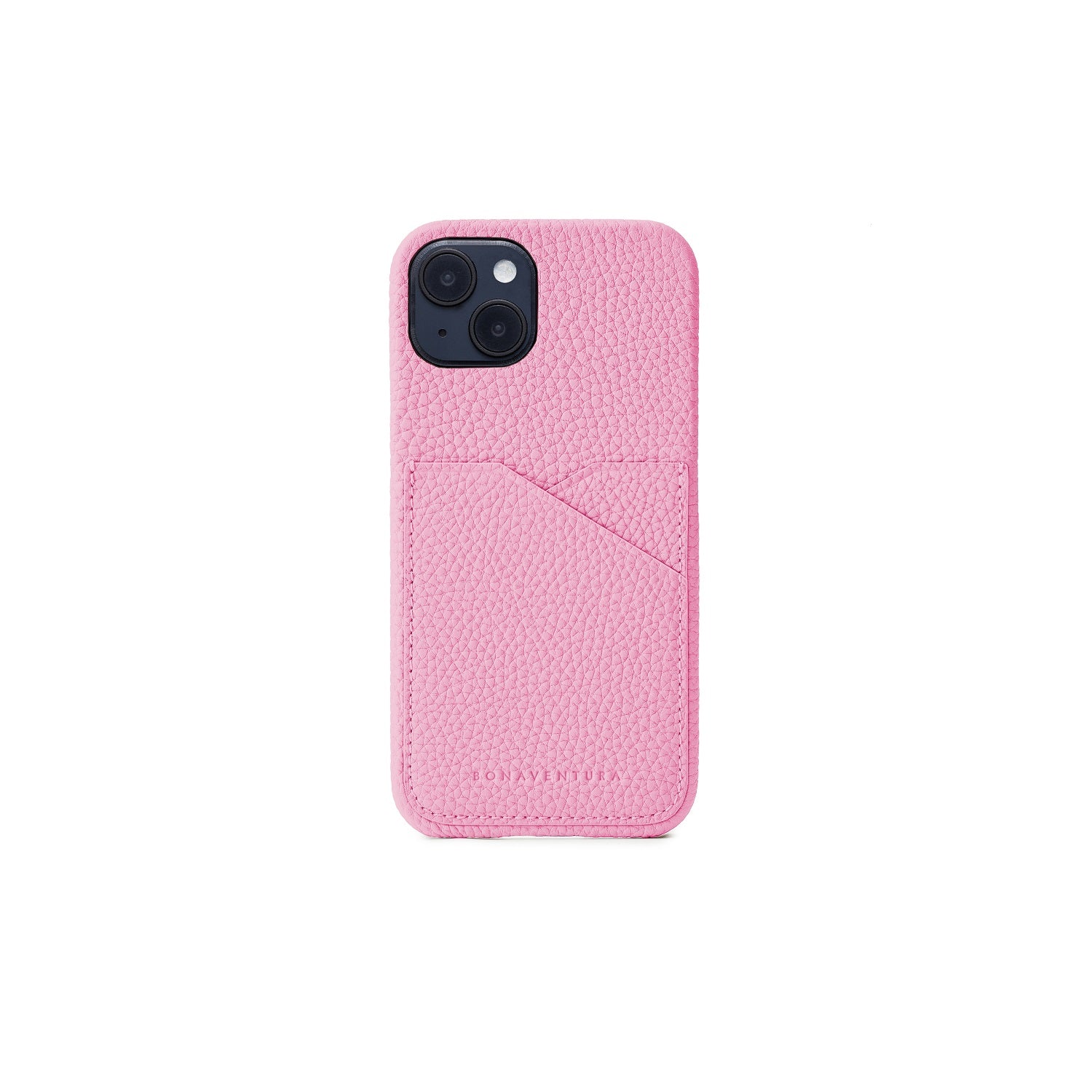 iPhone 14 Back Cover Case Shrink Leather (Taffy Pink)