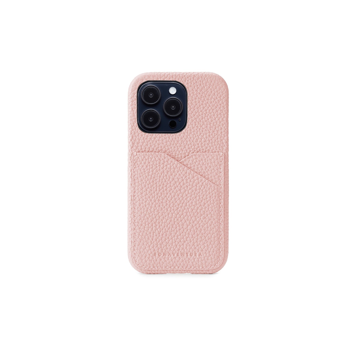 iPhone 14 Pro Back Cover Case Shrink Leather (Sakura Pink)