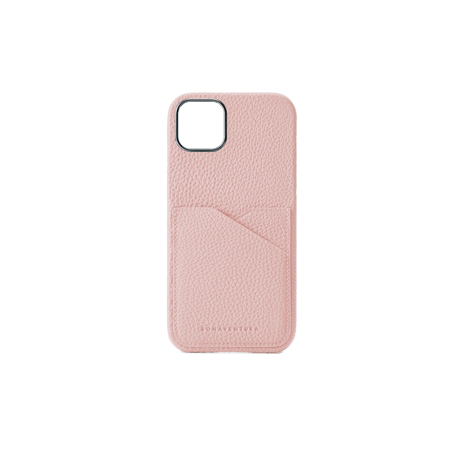 iPhone 15 Plus Back Cover Case Shrink Leather (Sakura Pink)