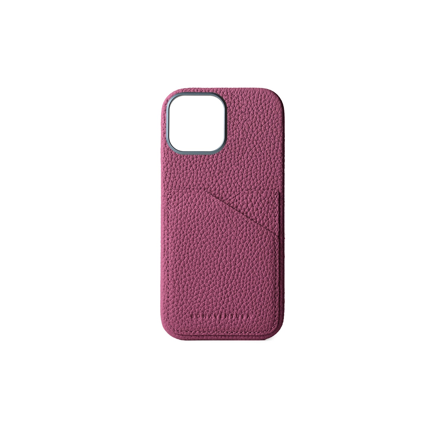 iPhone 16 Back Cover Case Shrink Leather (Anemone Purple)