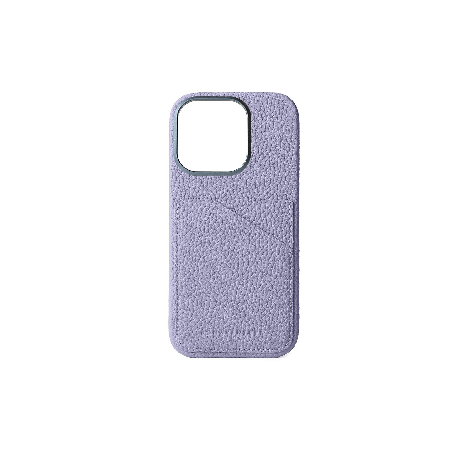 iPhone 16 Pro Back Cover Case Shrink Leather (Wisteria Purple (Etoupe edge paint))