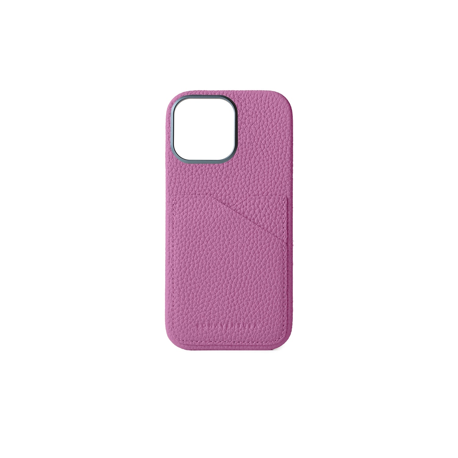 iPhone 16 Pro Max Back Cover Case Shrink Leather (Pearl Purple)