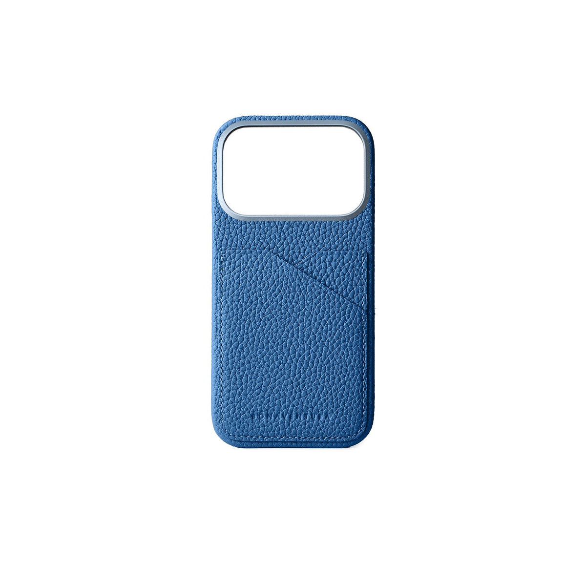 SAVOIA × BONAVENTURA iPhone 18 Pro Back Cover Case Shrink Leather (Savoia Blue)