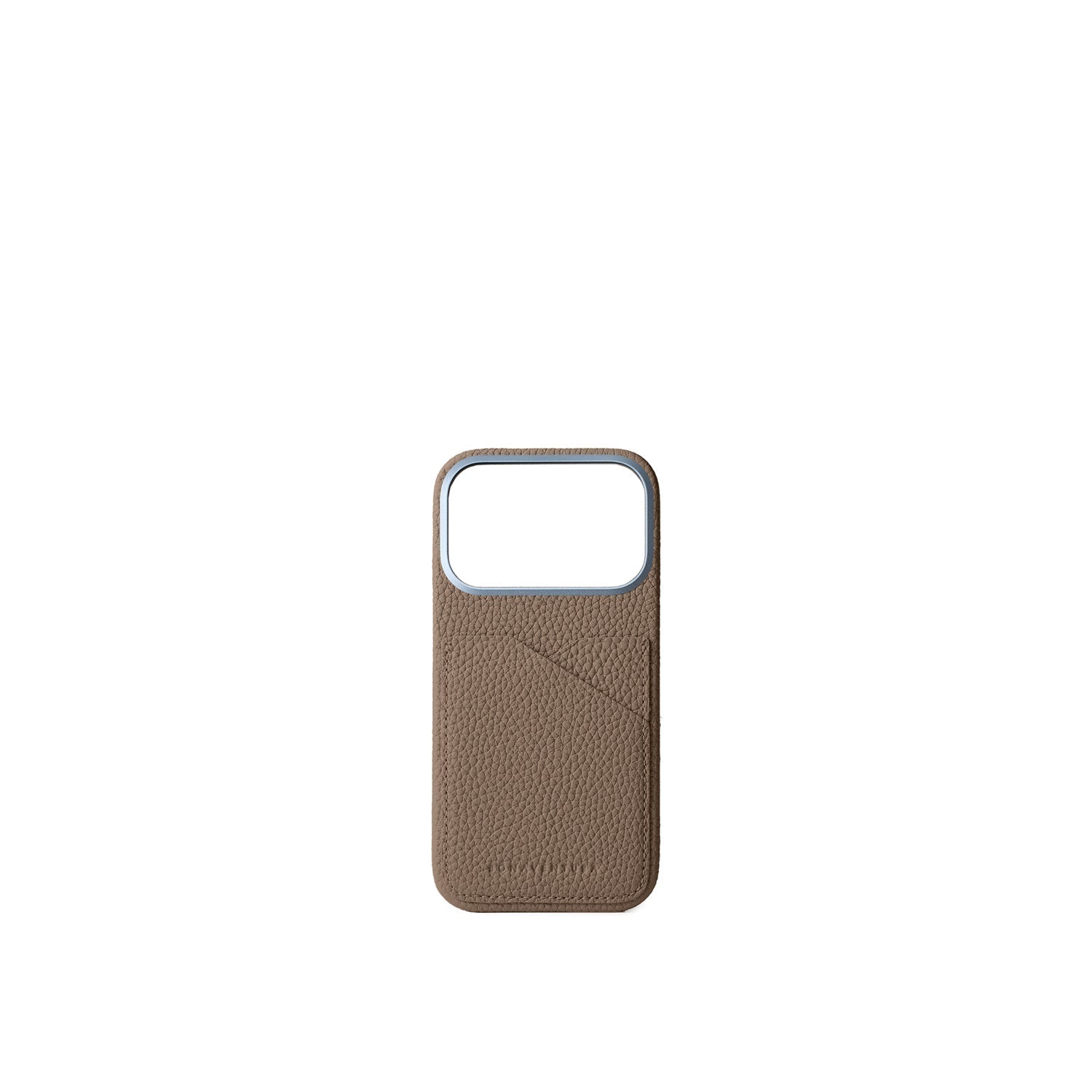 iPhone 18 Pro Back Cover Case Shrink Leather (Etoupe)