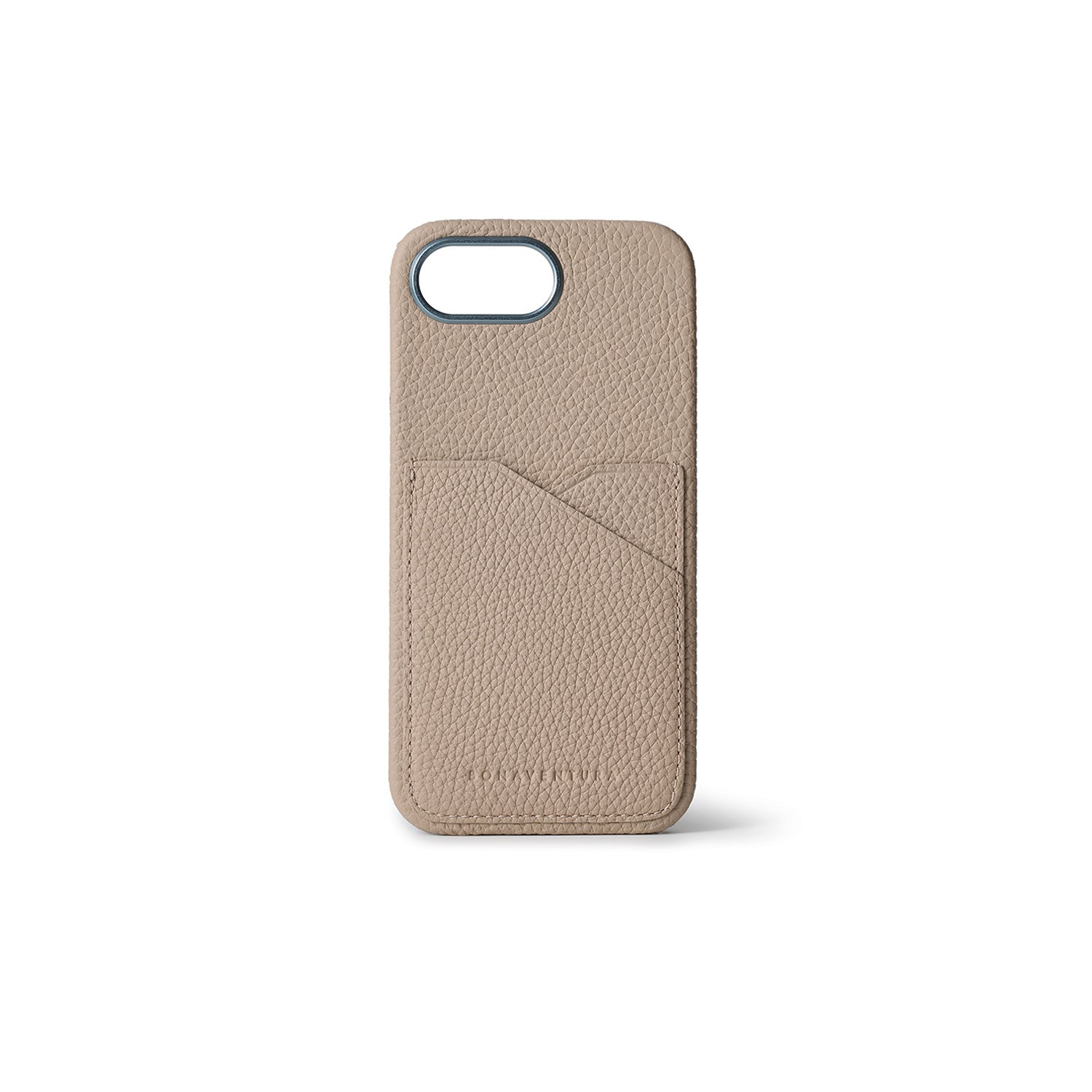iPhone 16e Back Cover Case Shrink Leather (Greige)