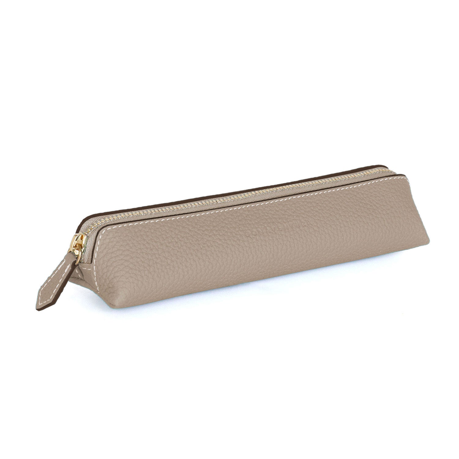 Pen Case Shrink Leather (Greige)