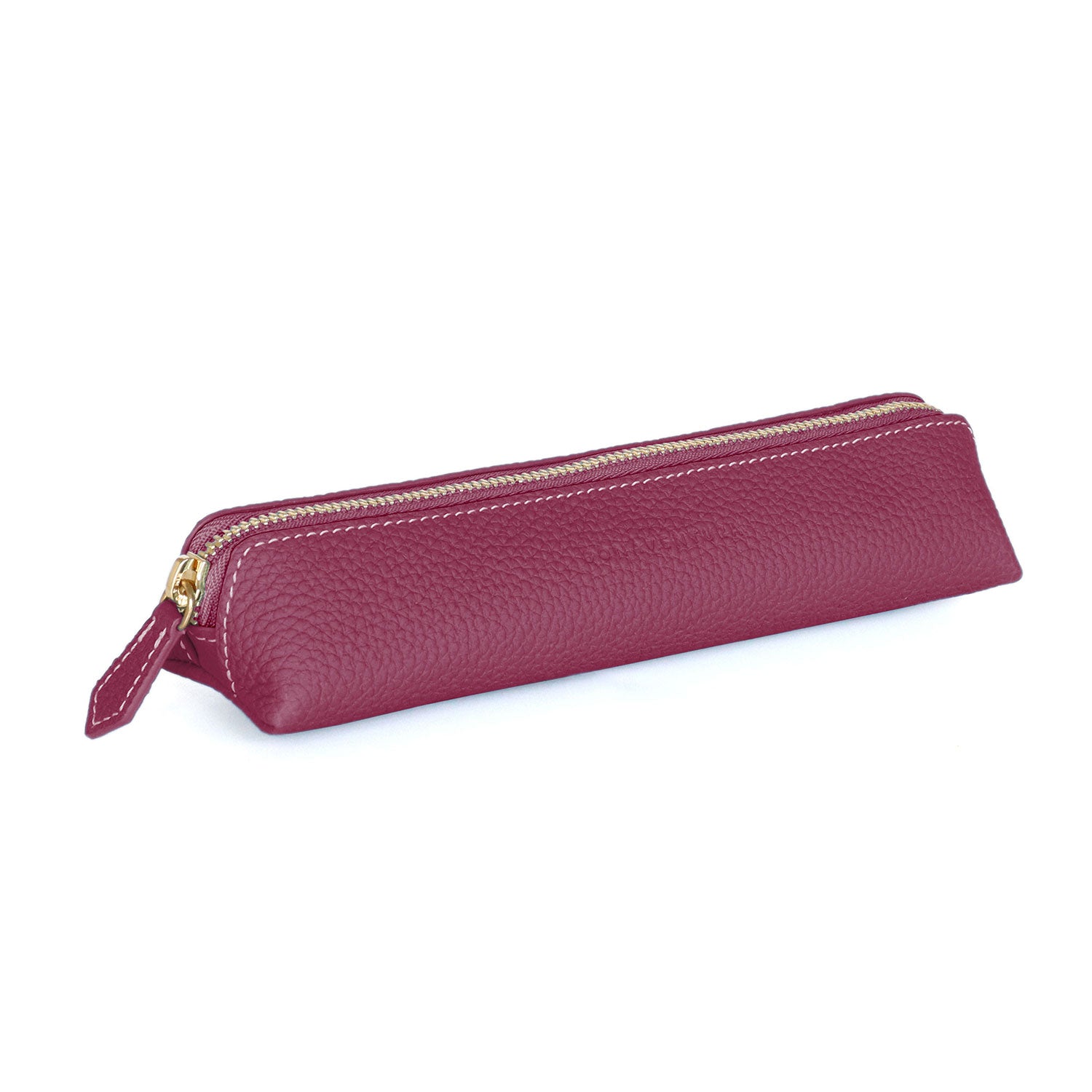 Pen Case Shrink Leather (Anemone Purple)