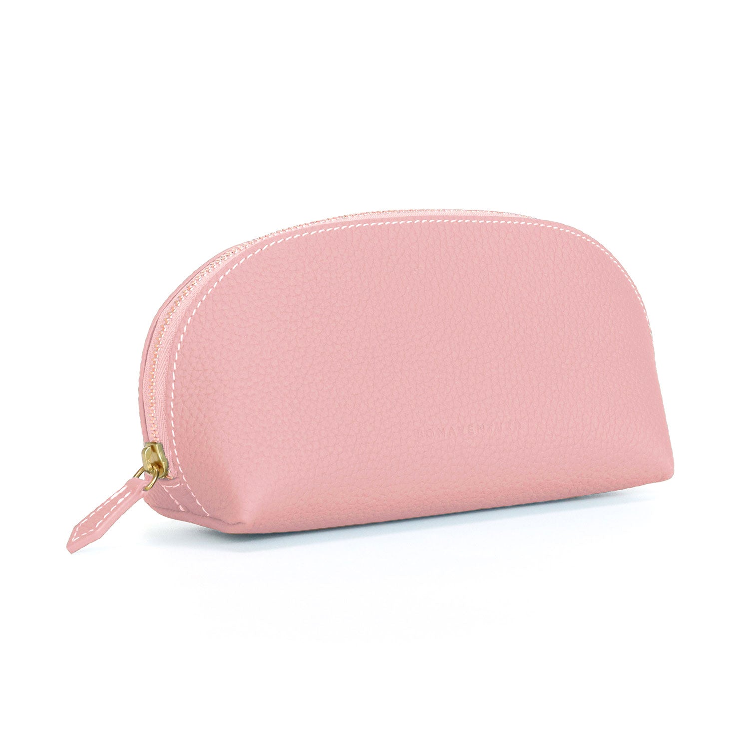 Cosmetic Pouch Shrink Leather (Sakura Pink - Small)