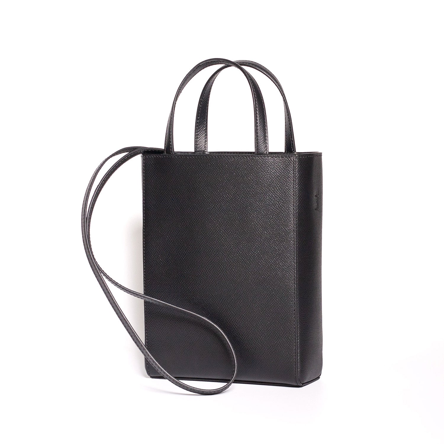 Shopper Bag Nobile Leather (Black - Mini)