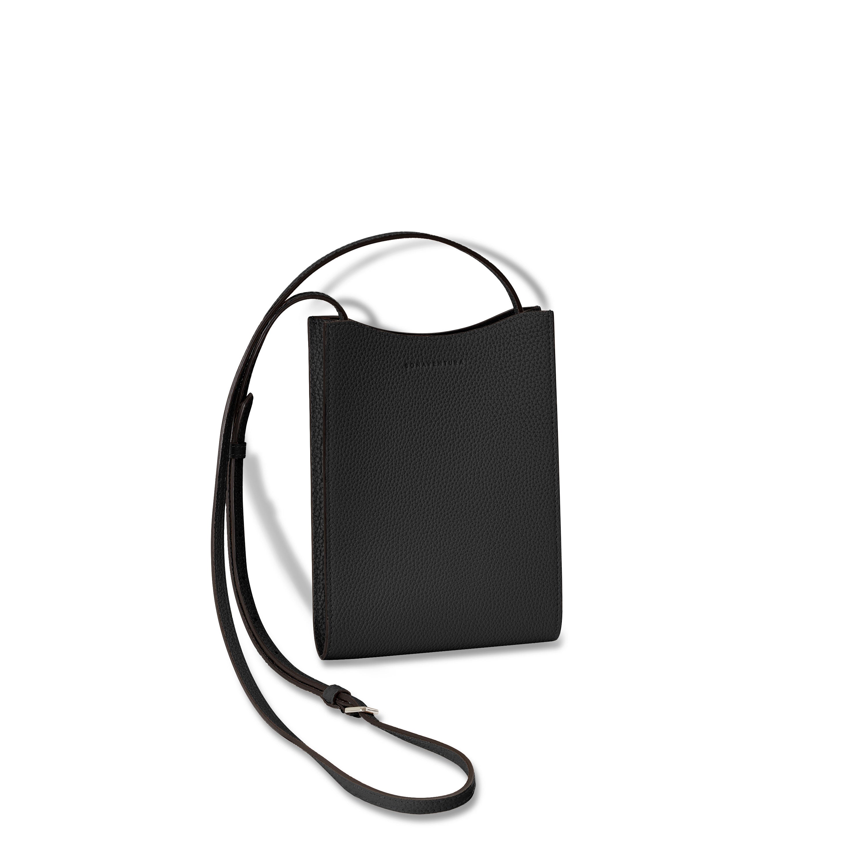 Lia Bag Shrink Leather (Black - Mini)