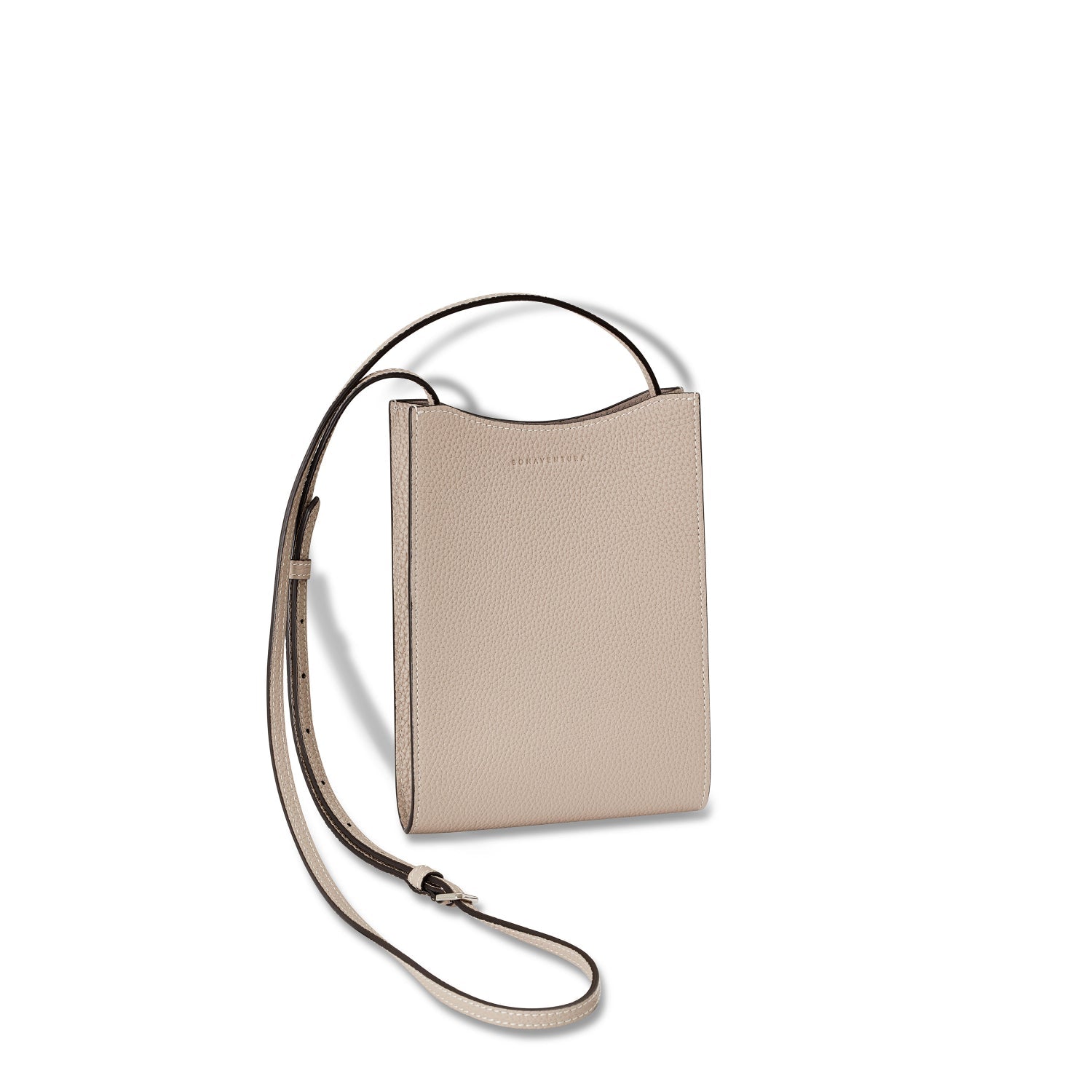 Lia Bag Shrink Leather (Greige - Mini)