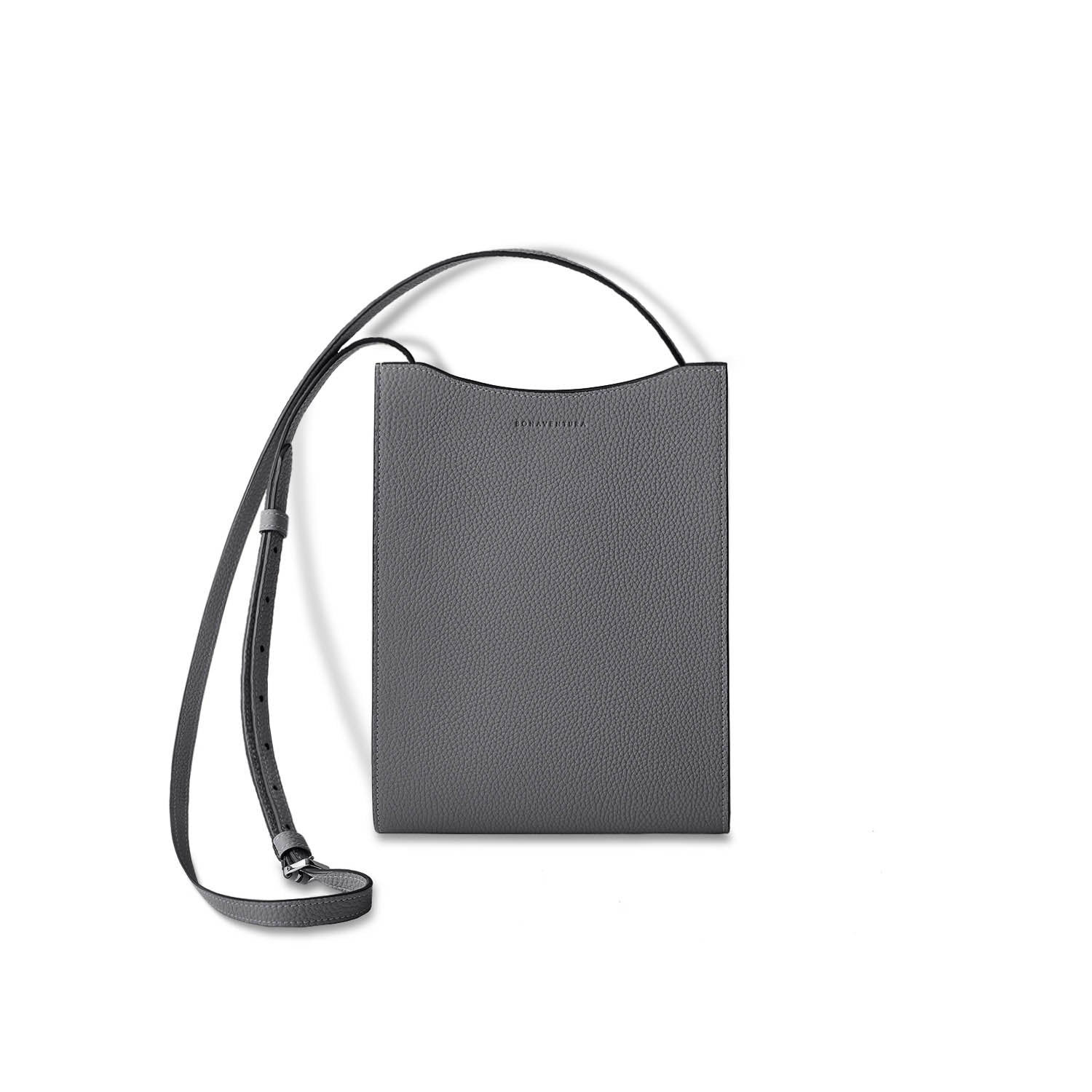Lia Bag Shrink Leather (Charcoal Gray - Small)