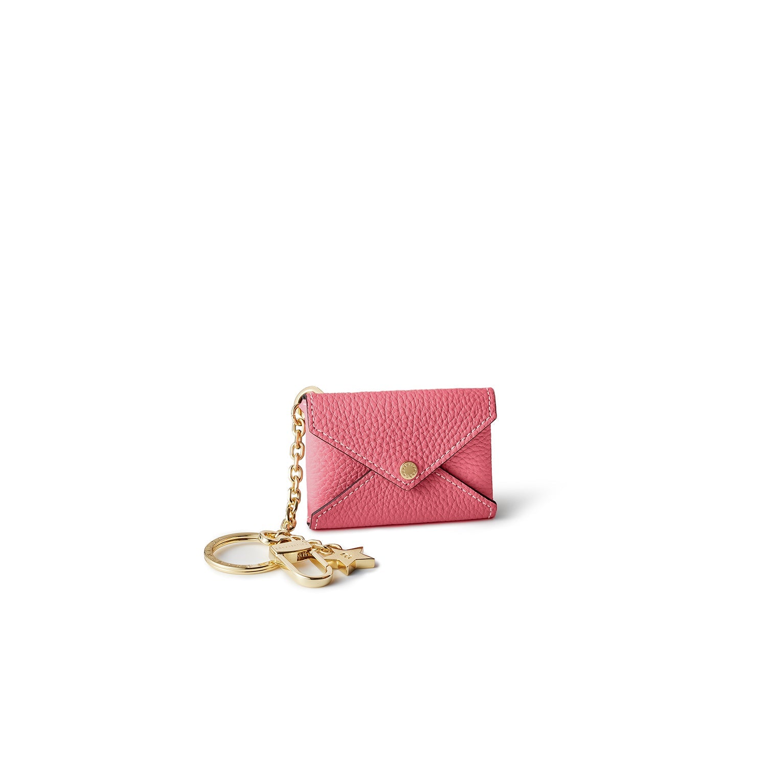 Star Key Holder Shrink Leather (Azalee Pink)