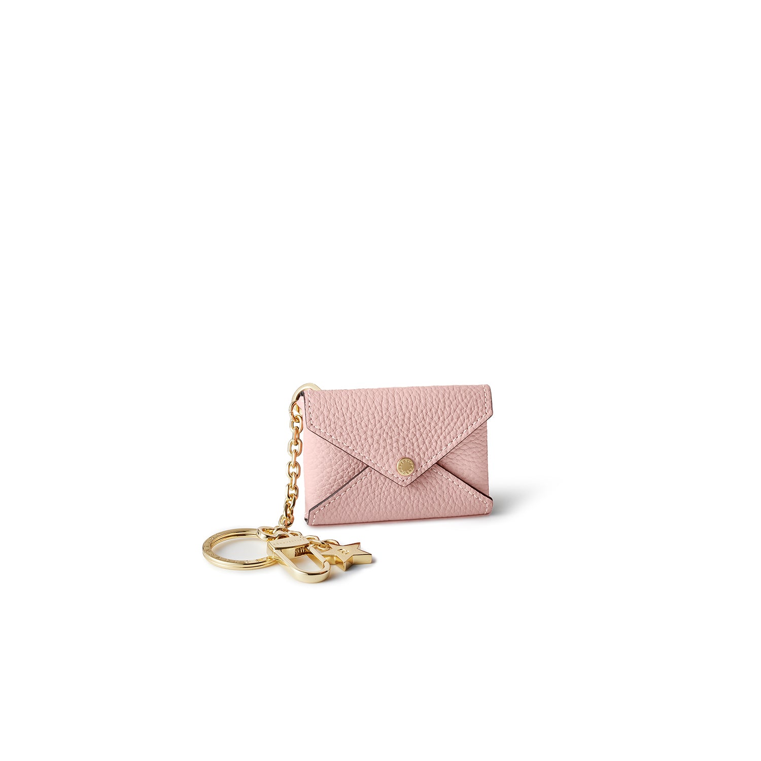 Star Key Holder Shrink Leather (Sakura Pink)