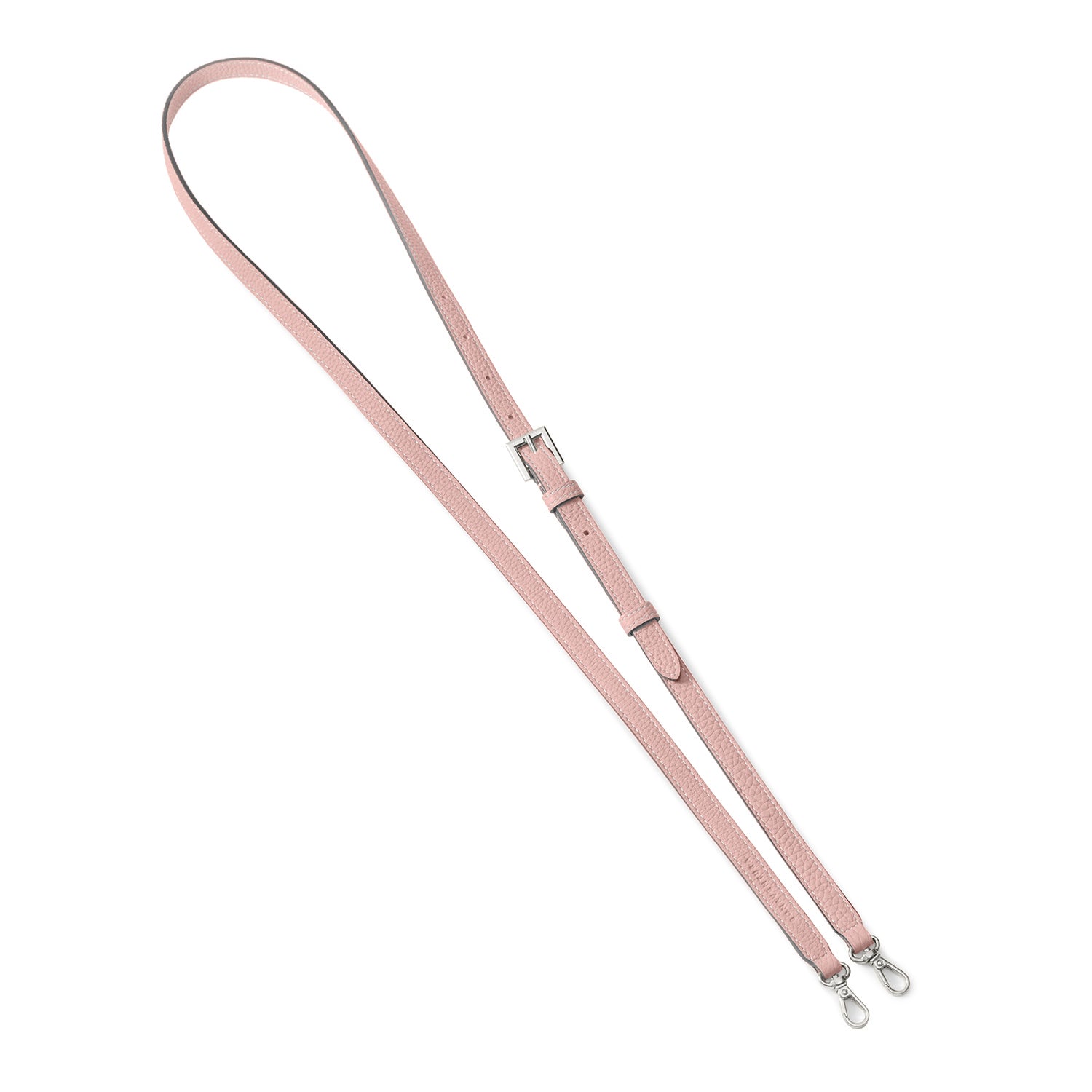 Shoulder Strap Shrink Leather (Sakura Pink - Silver)