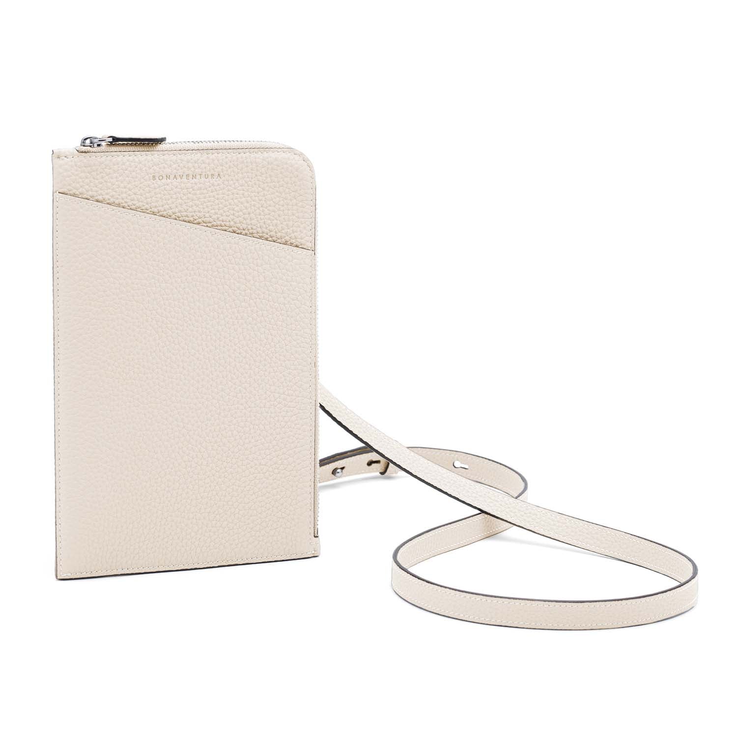 Riley Bag Shrink Leather (Ivory)