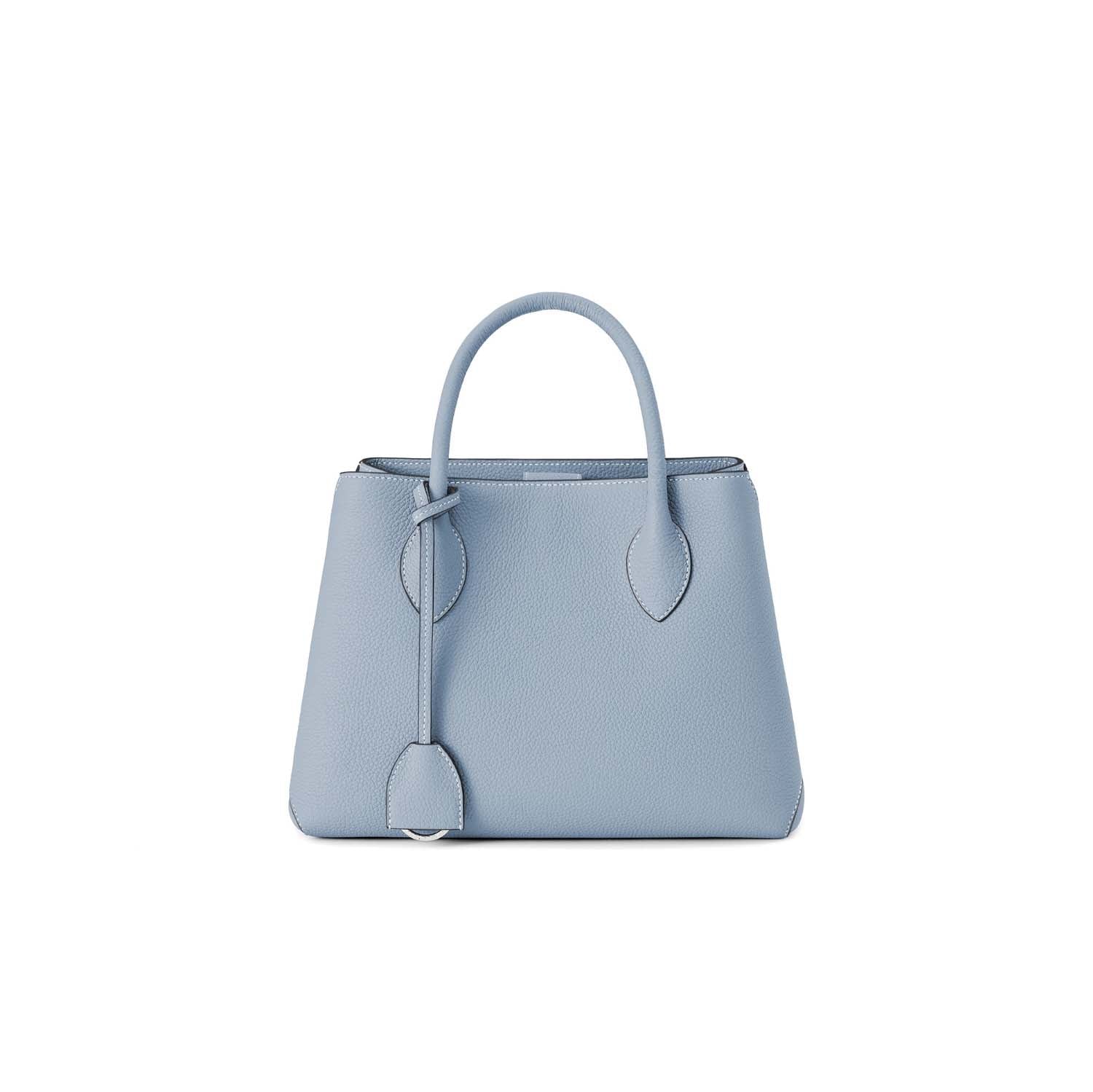 Mia Tote Bag Shrink Leather (Ice Blue - 27)