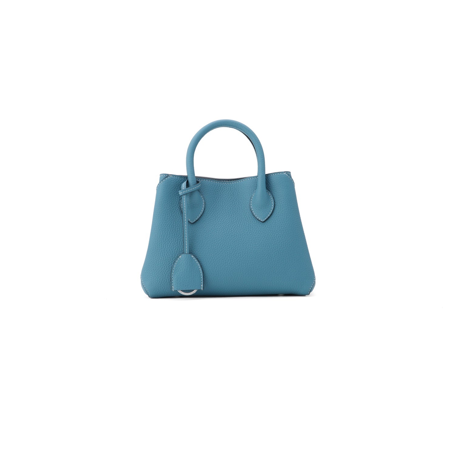 Mia Tote Bag Shrink Leather (Blue Cyan - 22)