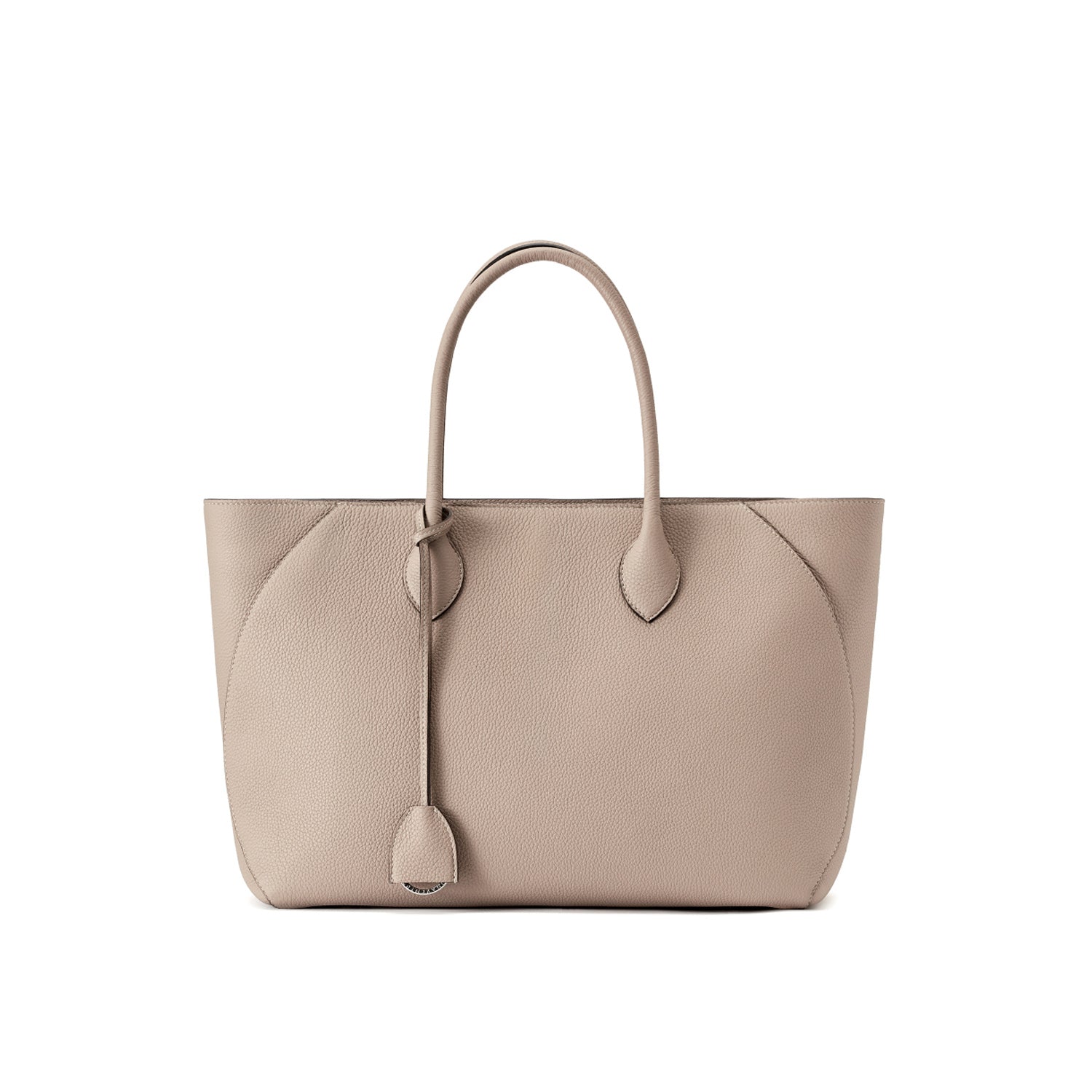 Mia Tote Bag Shrink Leather (Greige - 35)