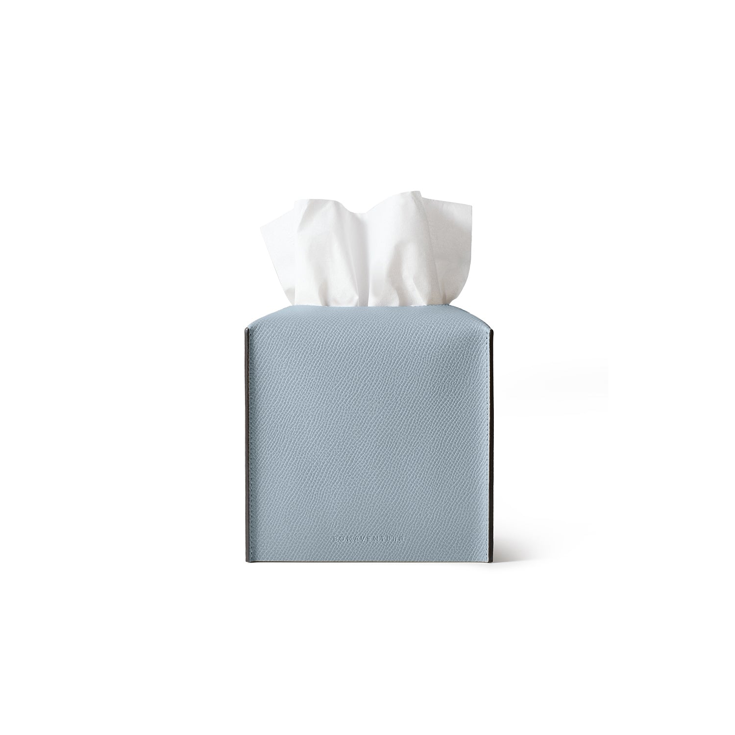 Tissue Box Cover Nobile Leather (Blue Lin - Square)