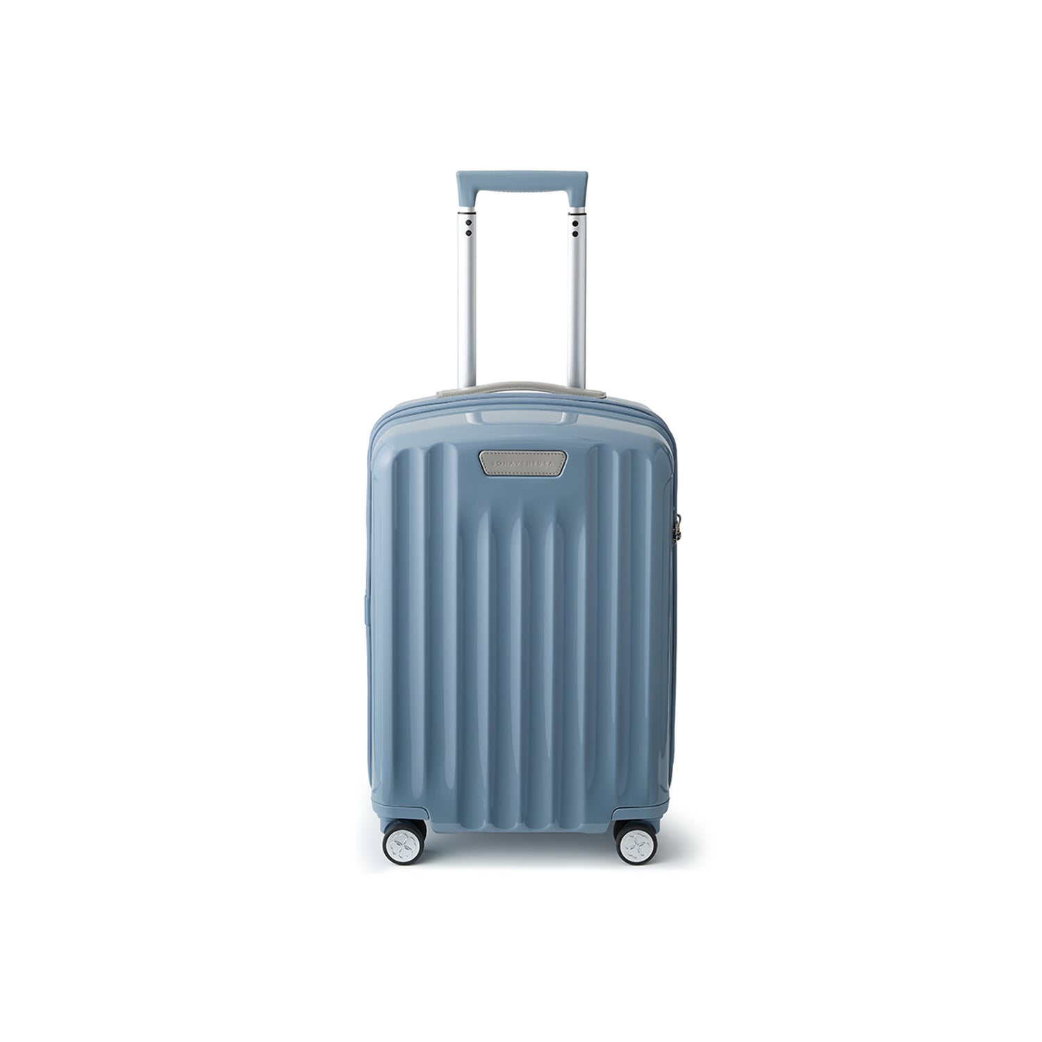 Shiny Polycarbonate Suitcase Cabin (Blue Gray)