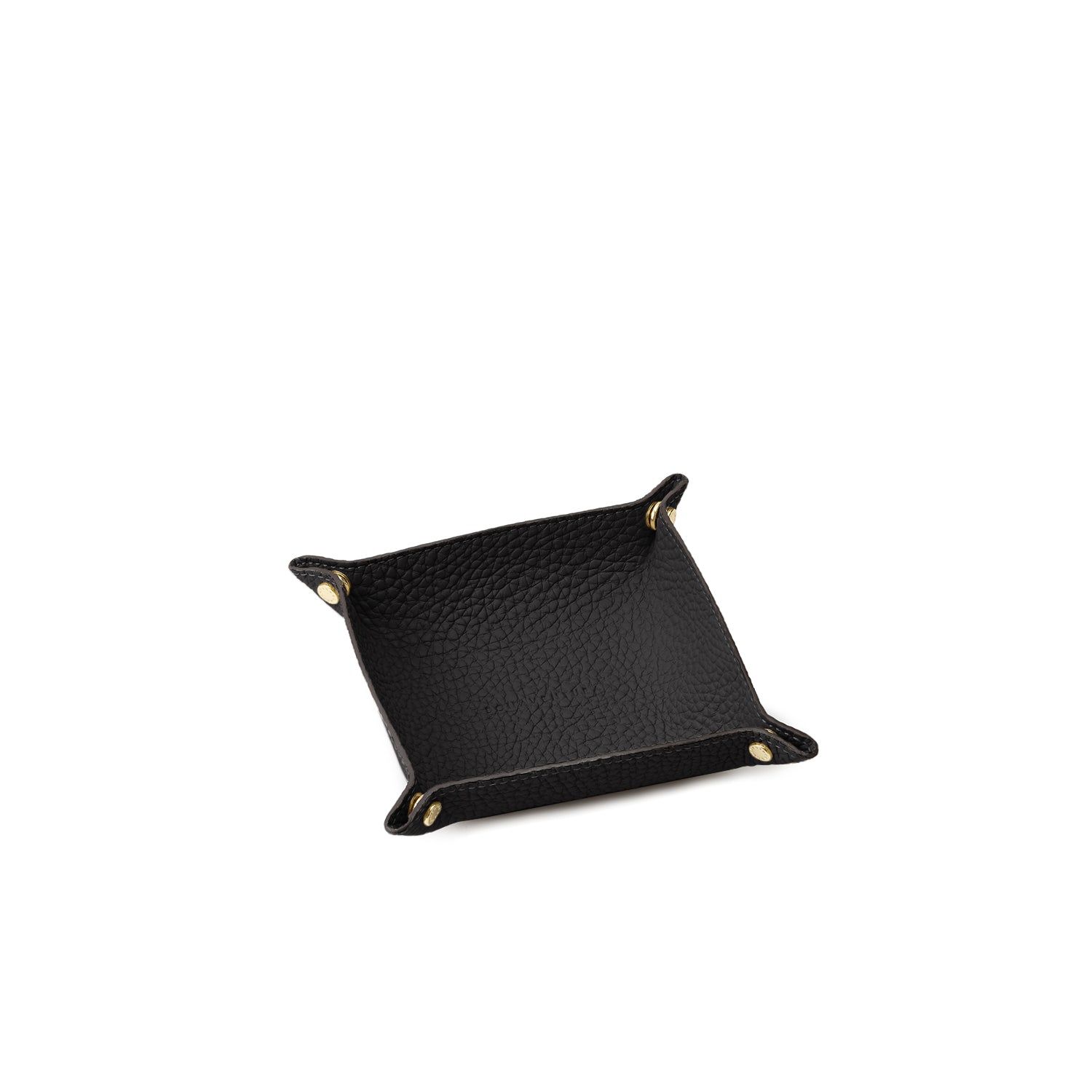 Valet Tray Shrink Leather (Black - Small)