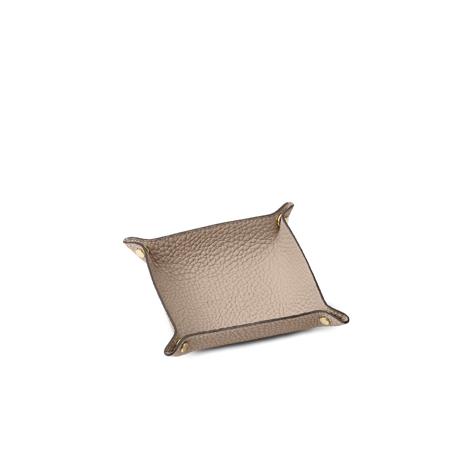 Valet Tray Shrink Leather (Greige - Small)