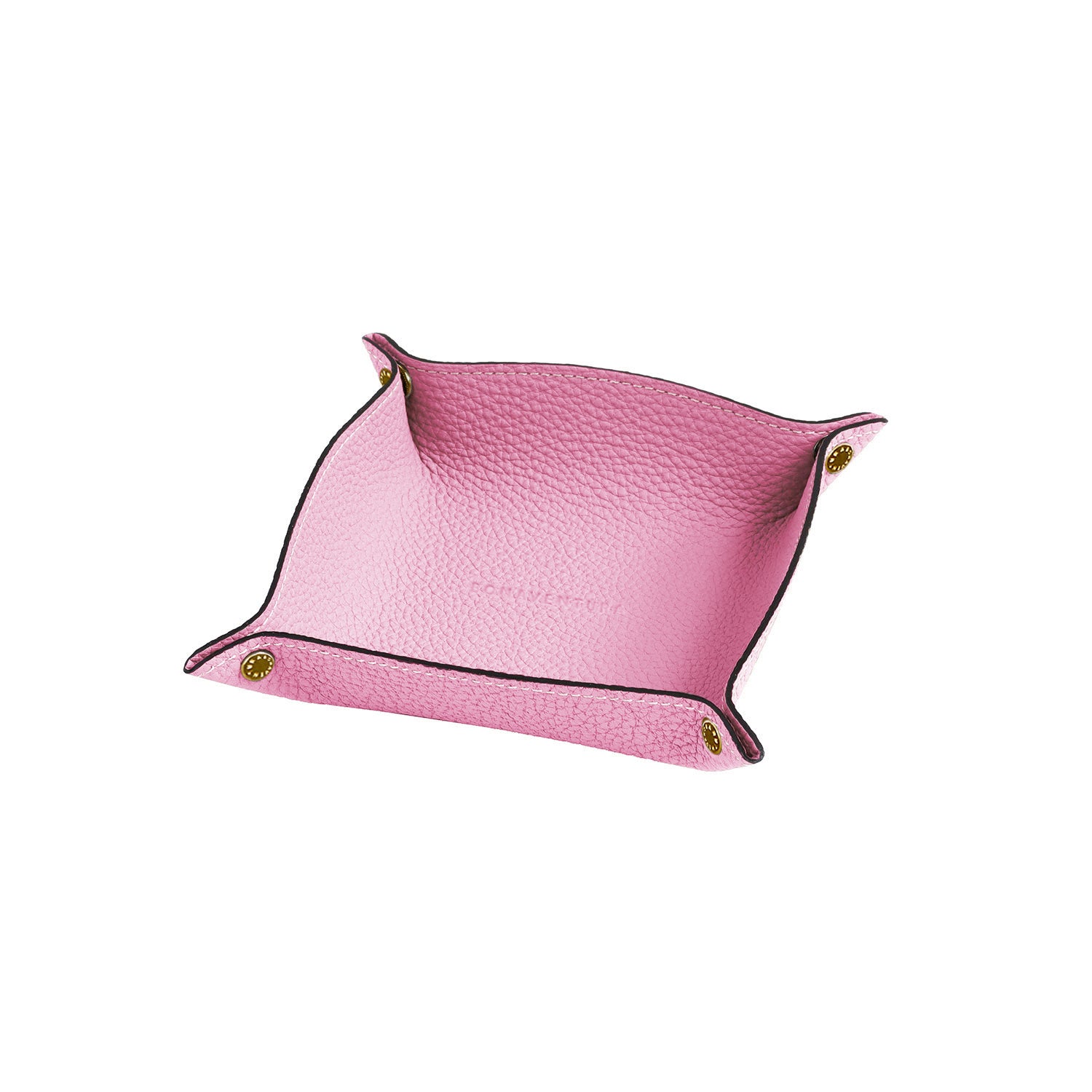 Valet Tray Shrink Leather (Taffy Pink - Small)