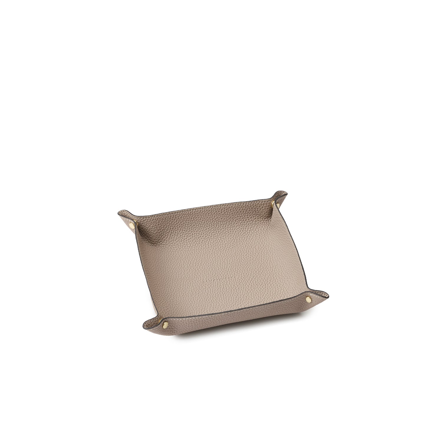 Valet Tray Shrink Leather (Greige - Medium)