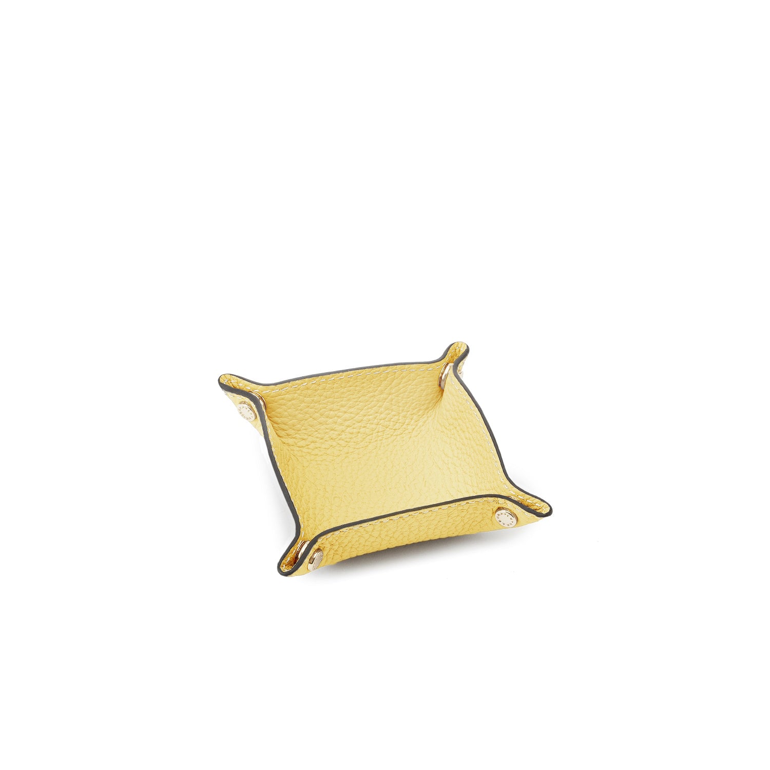 Valet Tray Shrink Leather (Yellow - Mini)
