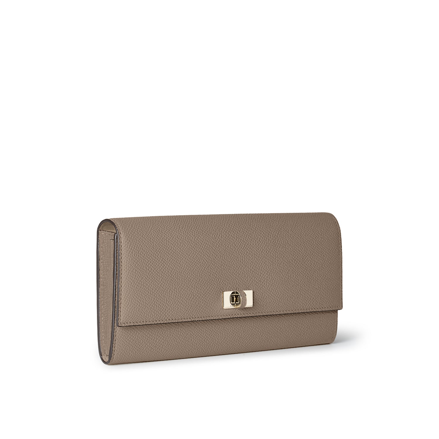 Vittoria Long Wallet Nobile Leather (Etoupe)