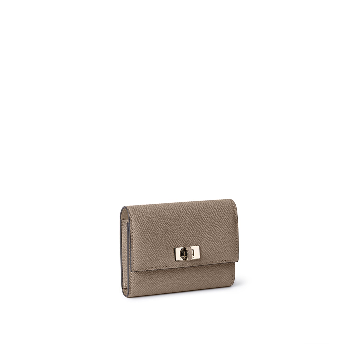 Vittoria Compact Wallet Nobile Leather (Etoupe)