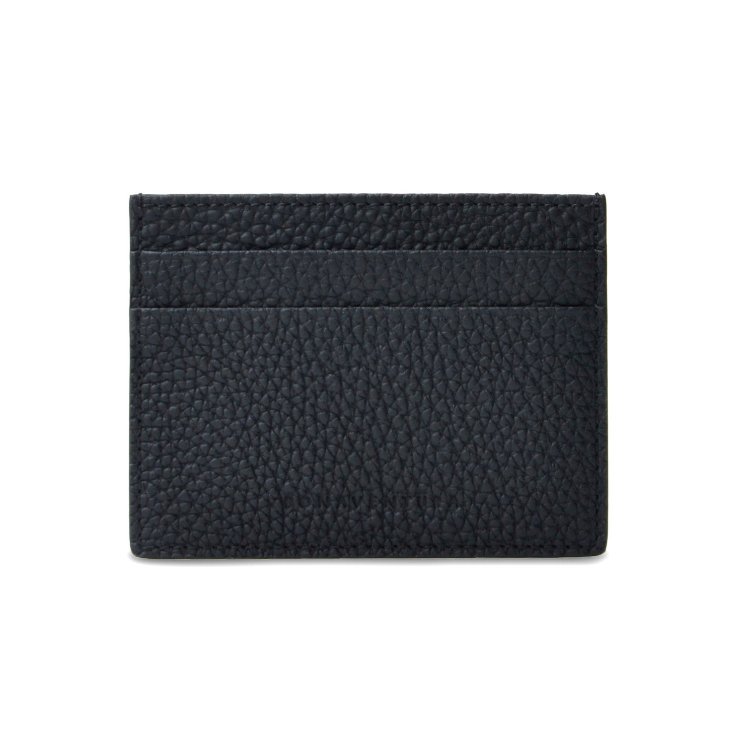 Card Holder Shrink Leather (Black)
