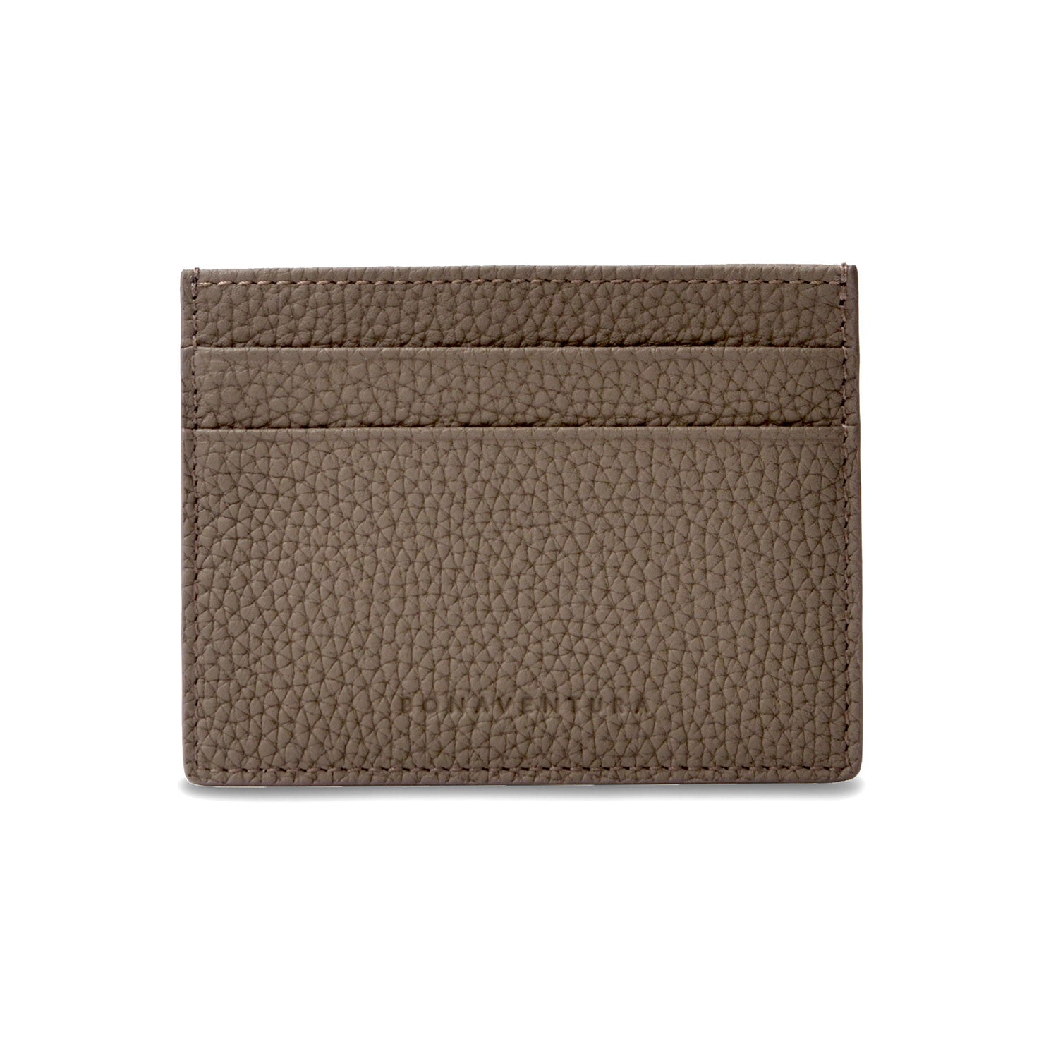 Card Holder Shrink Leather (Etoupe)