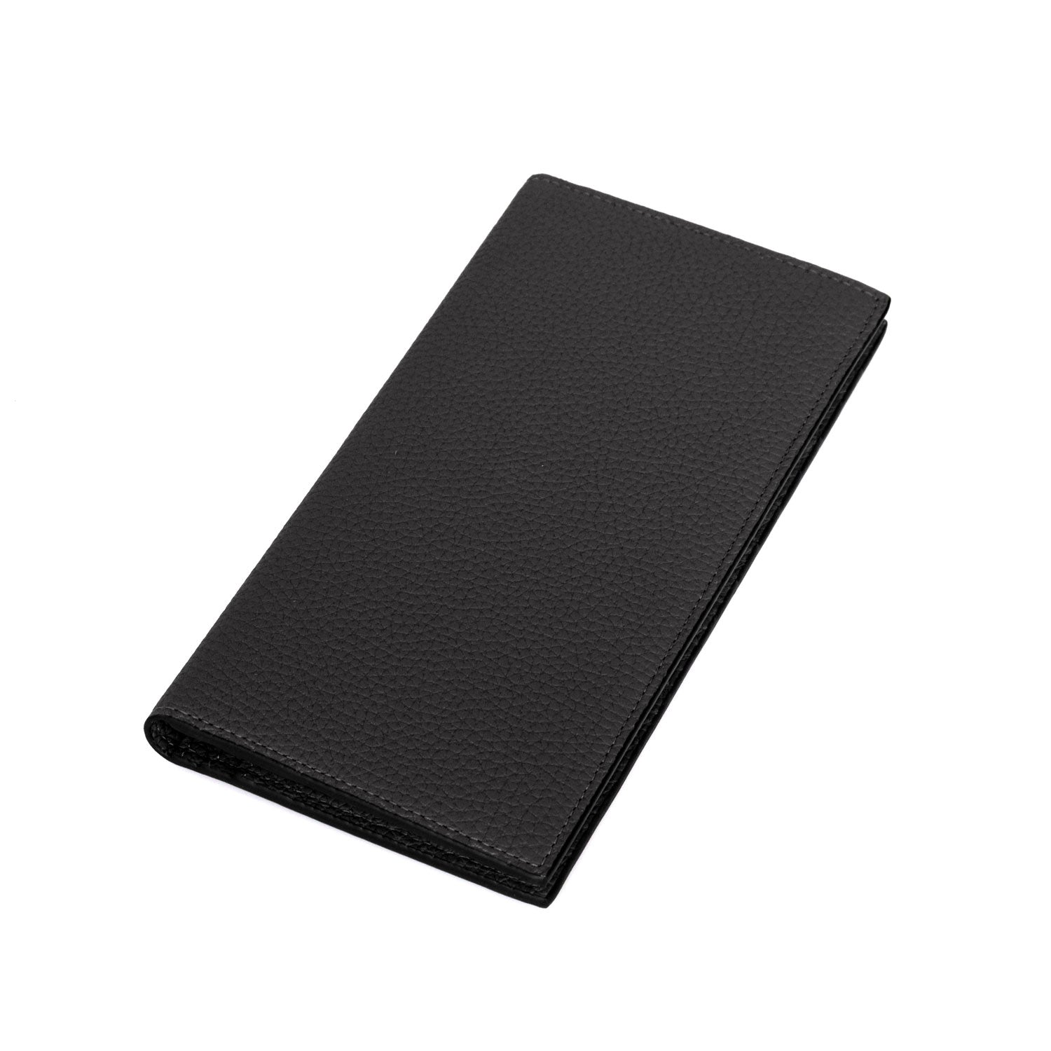 Long Wallet Shrink Leather (Black)