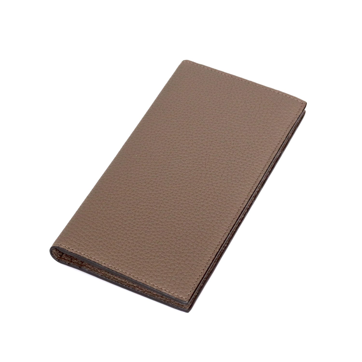 Long Wallet Shrink Leather (Etoupe)
