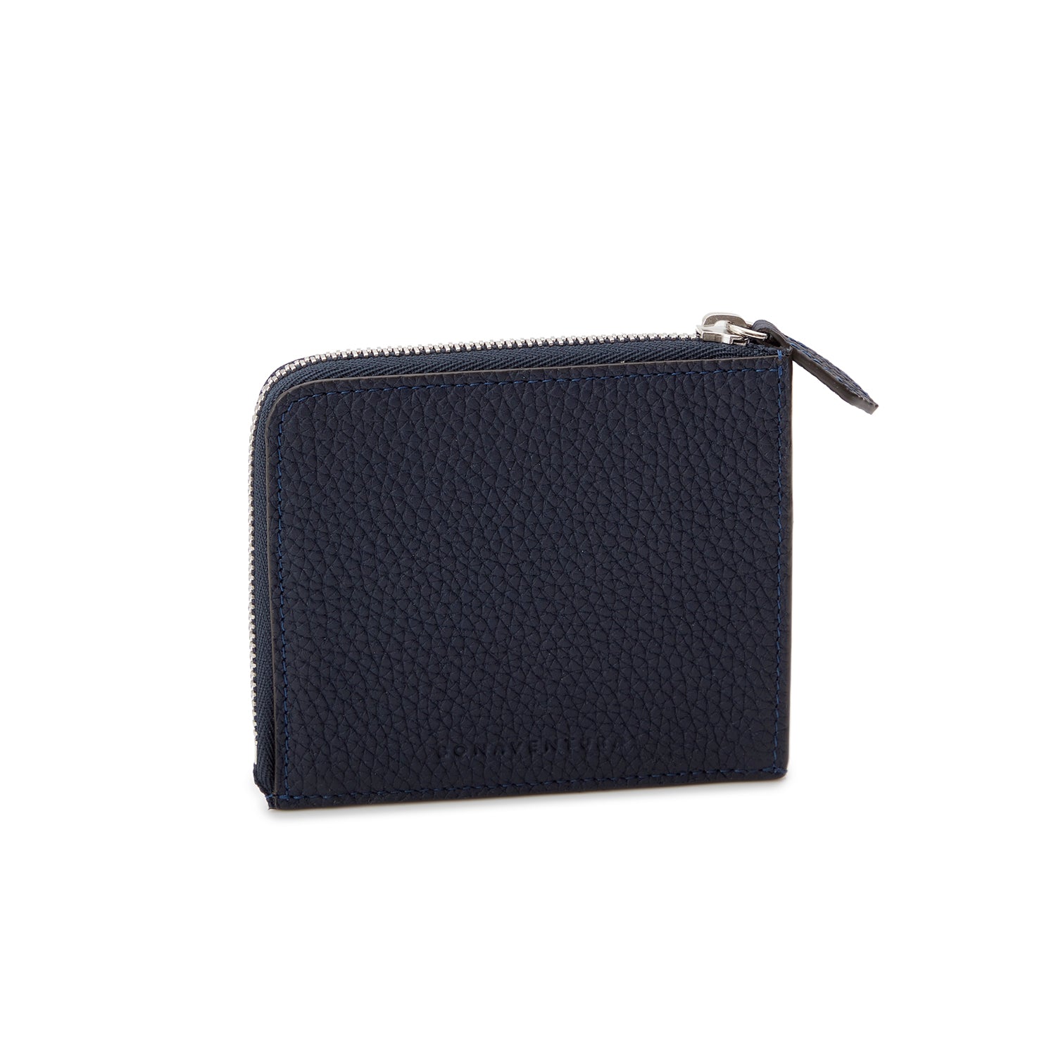 L-Zip Wallet Shrink Leather (Navy)