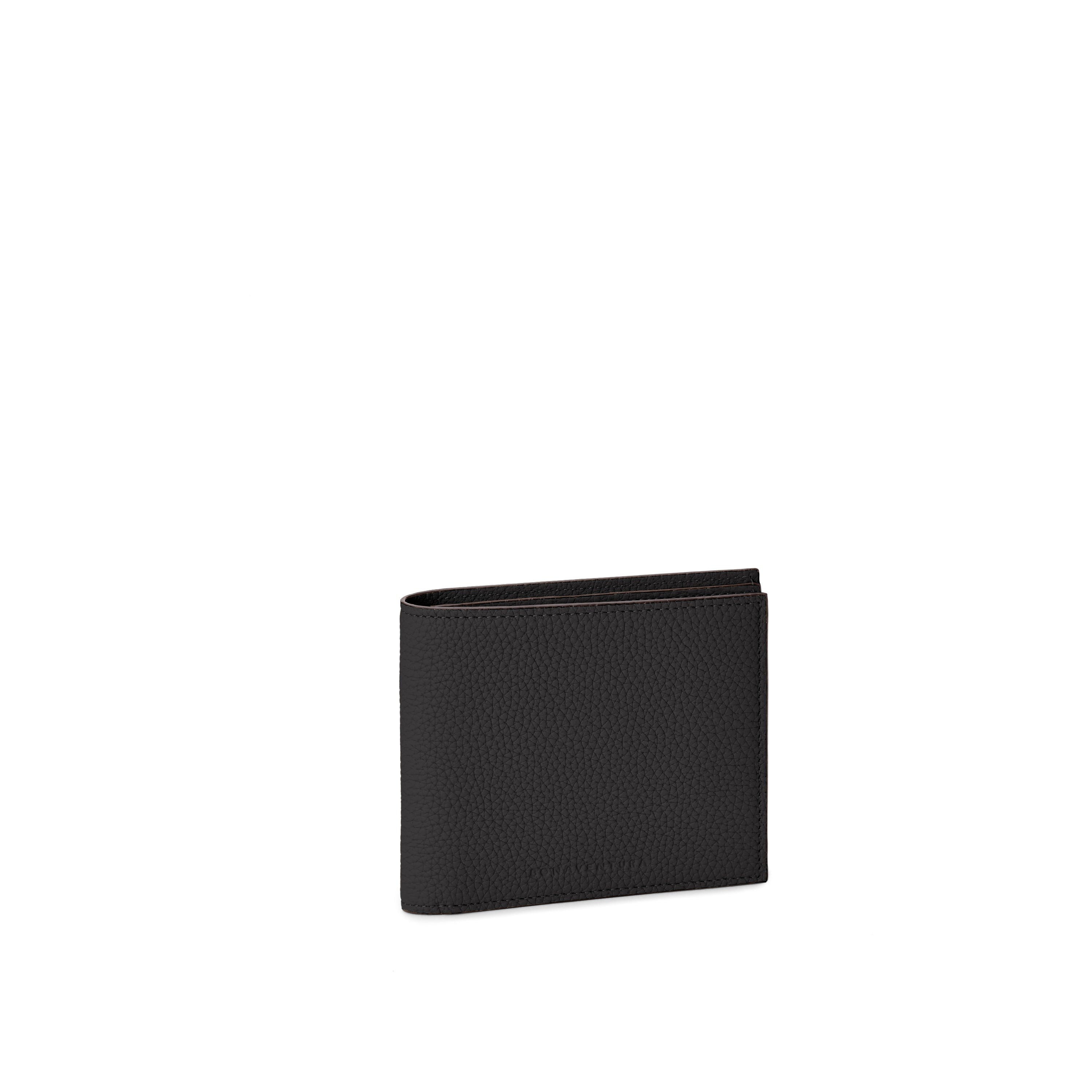 Men's Bi-fold Wallet Shrink Leather (Black)