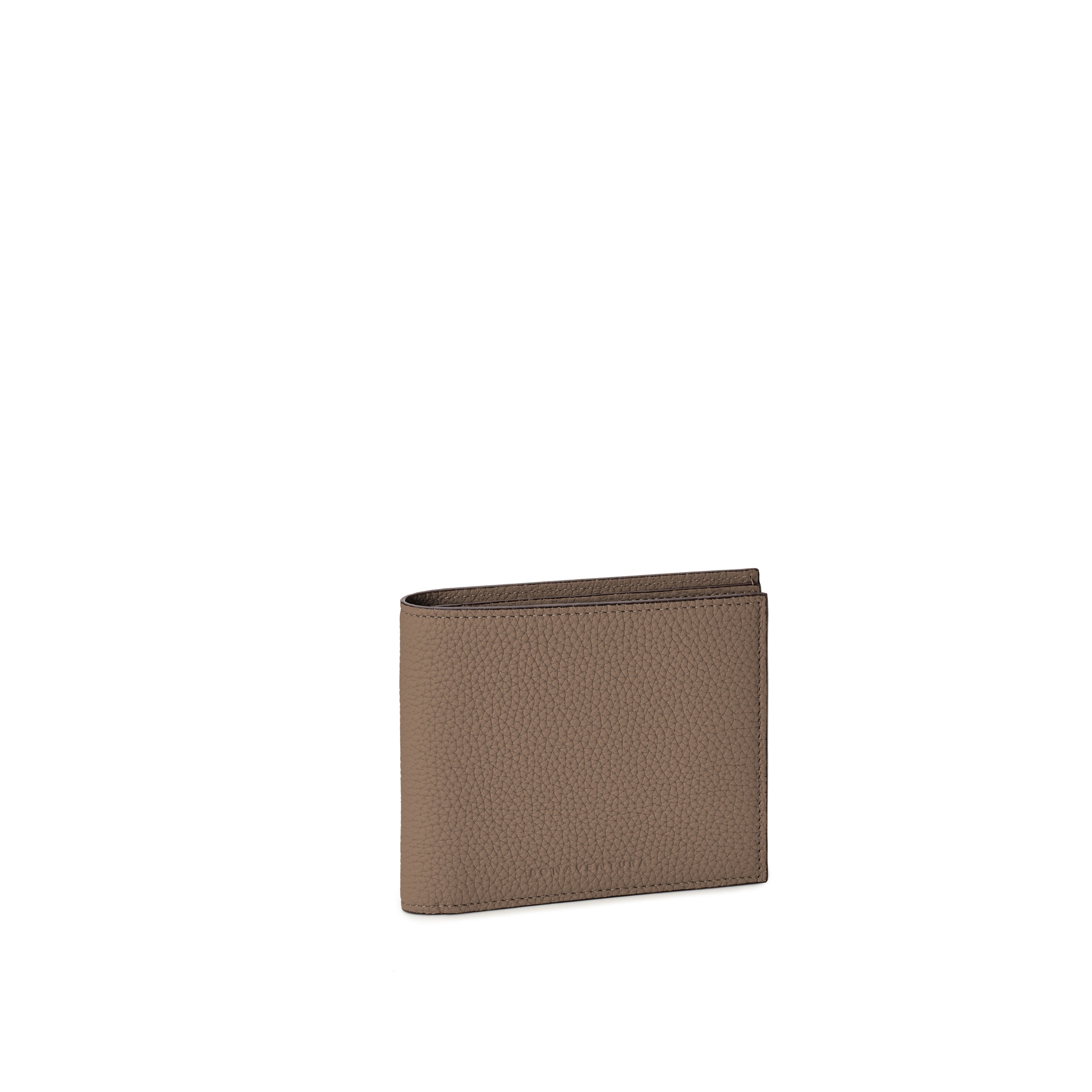 Men's Bi-fold Wallet Shrink Leather (Etoupe)