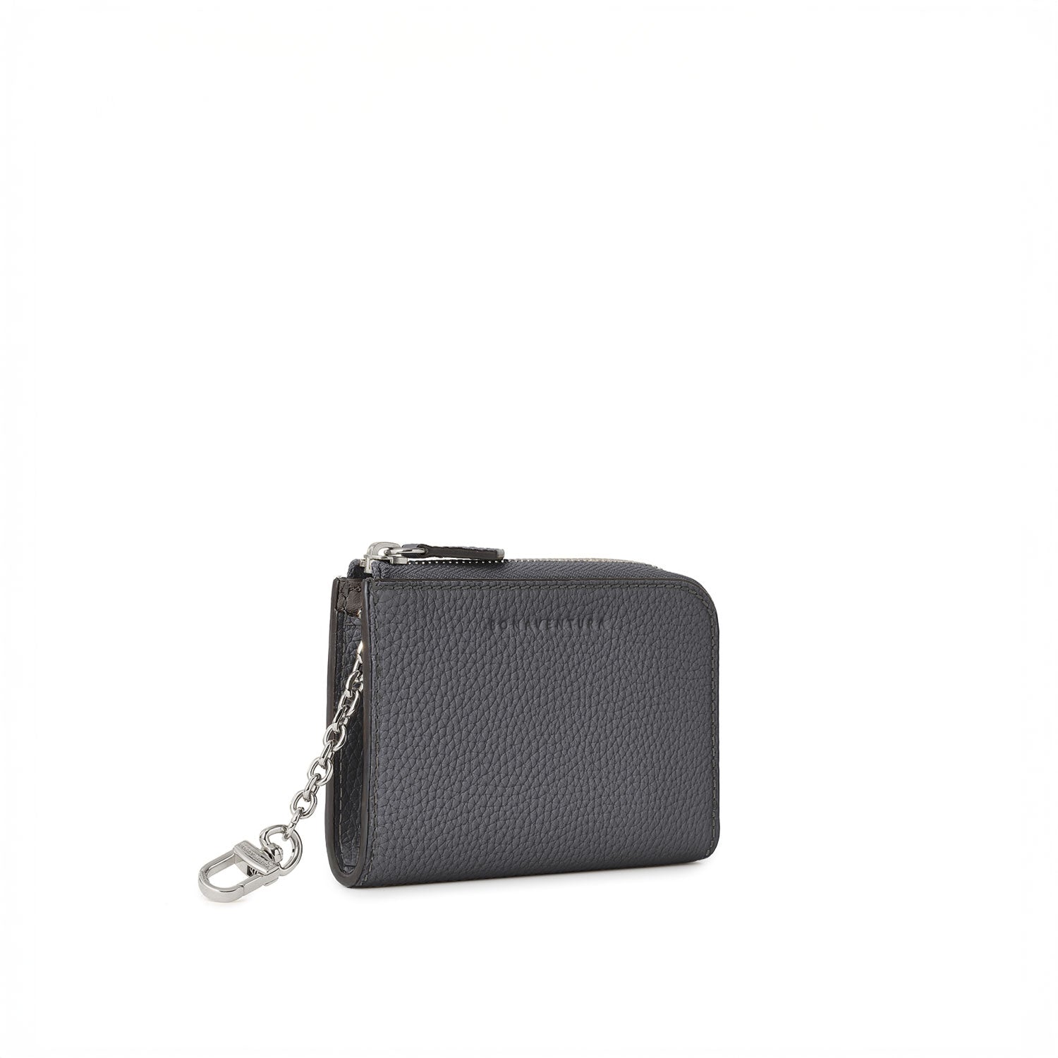 L-Zip Smart Key Case Shrink Leather (Charcoal Gray)