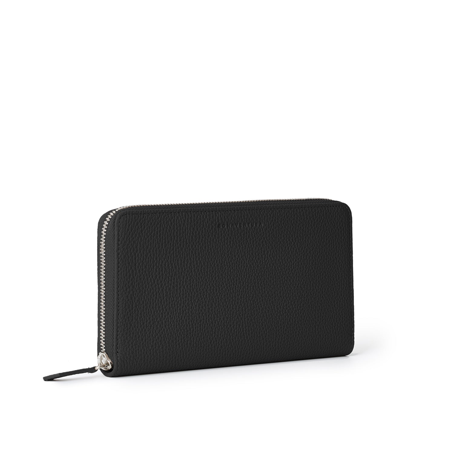 Large Long Wallet Shrink Leather (Black)