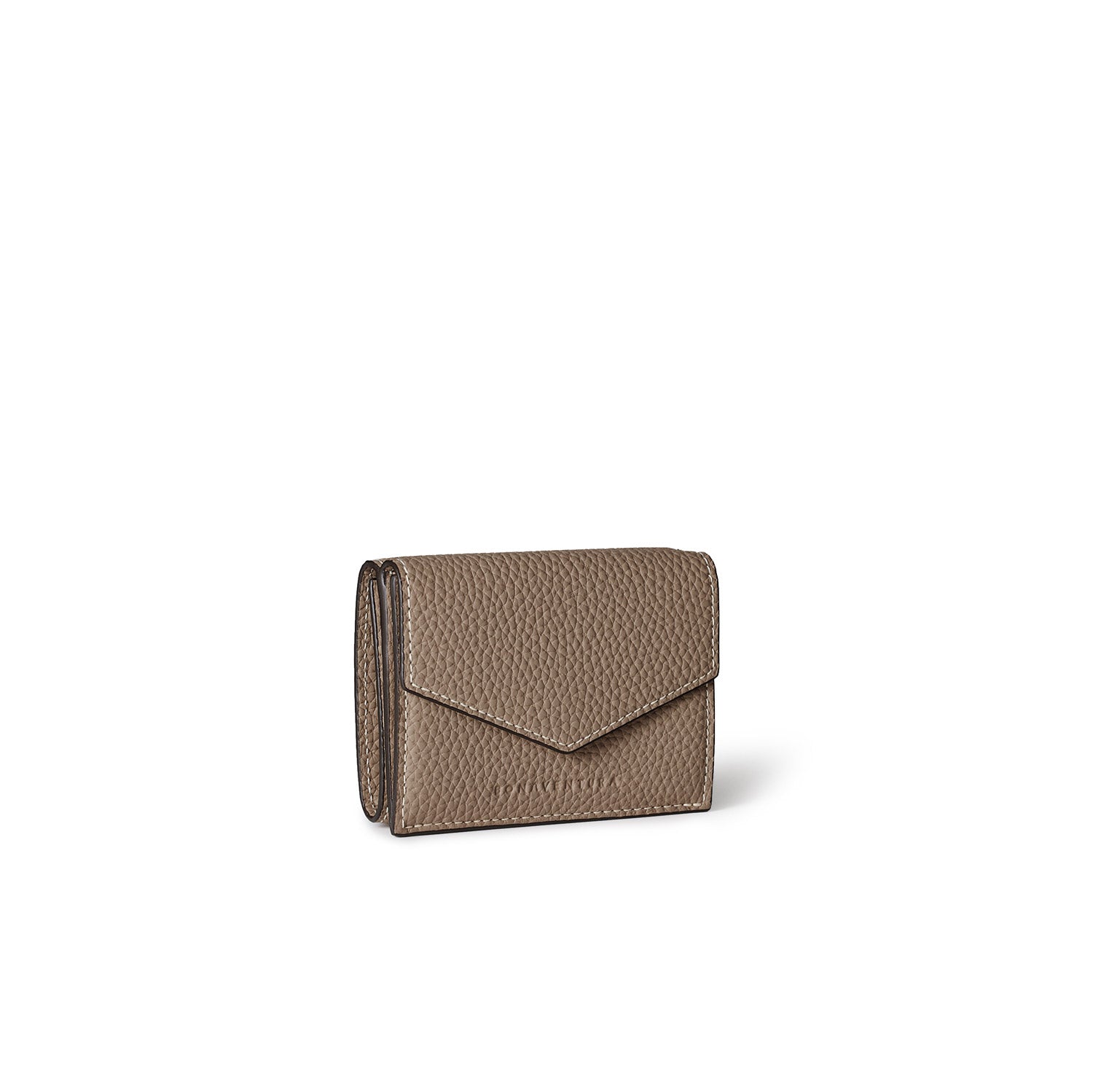 Small Wallet All Shrink Leather (Etoupe)