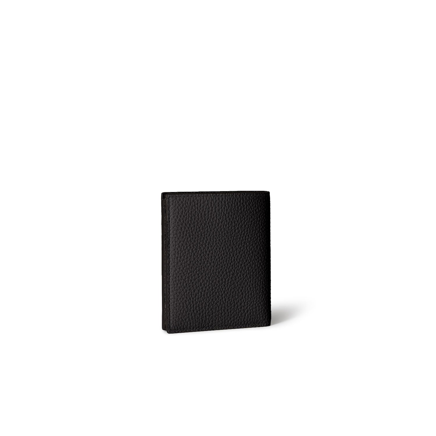 Bi-fold Wallet All Shrink Leather (Black)