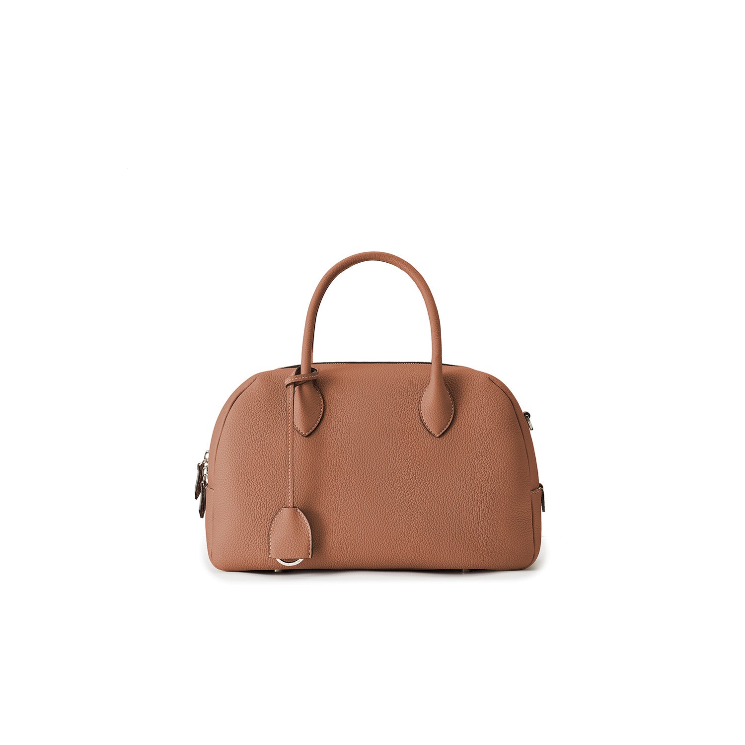 Ava Boston Bag Shrink Leather (Camel - Small)
