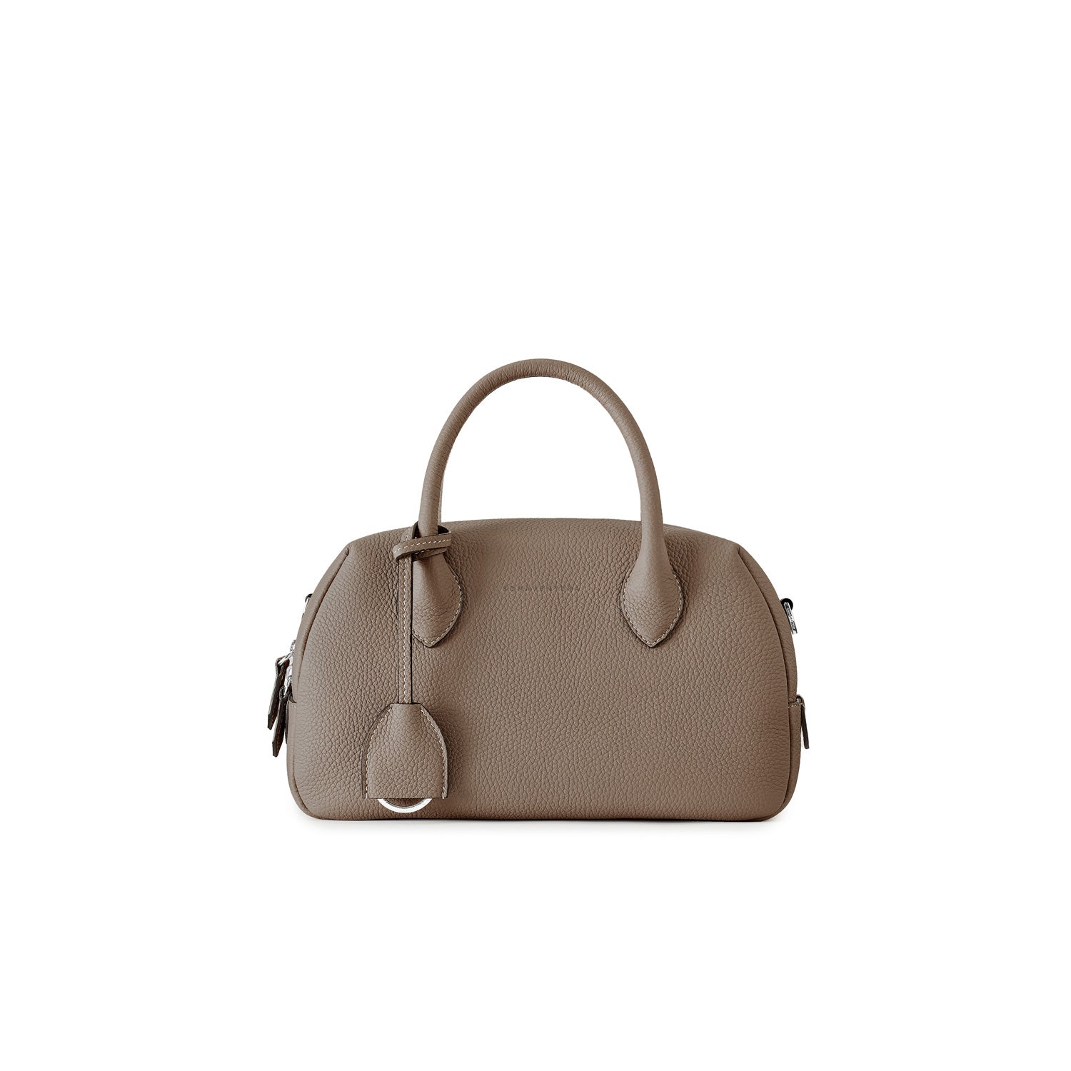 Ava Boston Bag Shrink Leather (Etoupe - Mini)