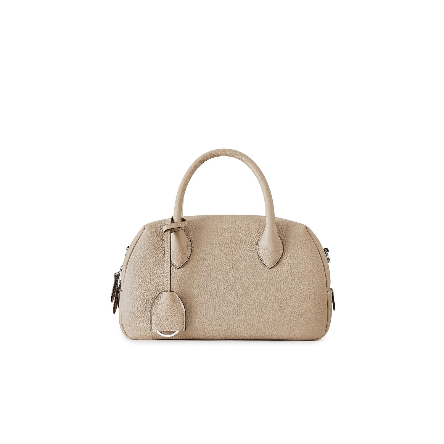 Ava Boston Bag Shrink Leather (Greige - Mini)