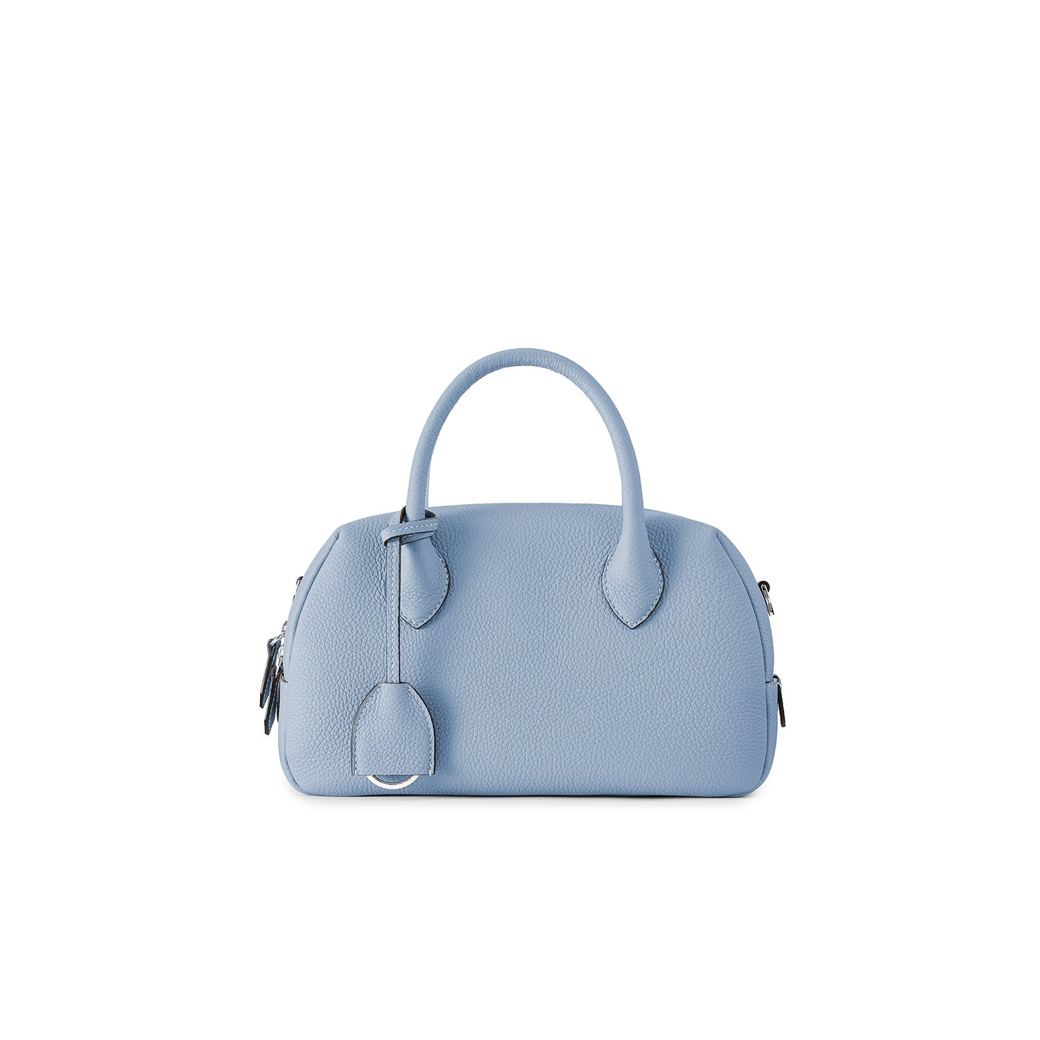 Ava Boston Bag Shrink Leather (Ice Blue - Mini)