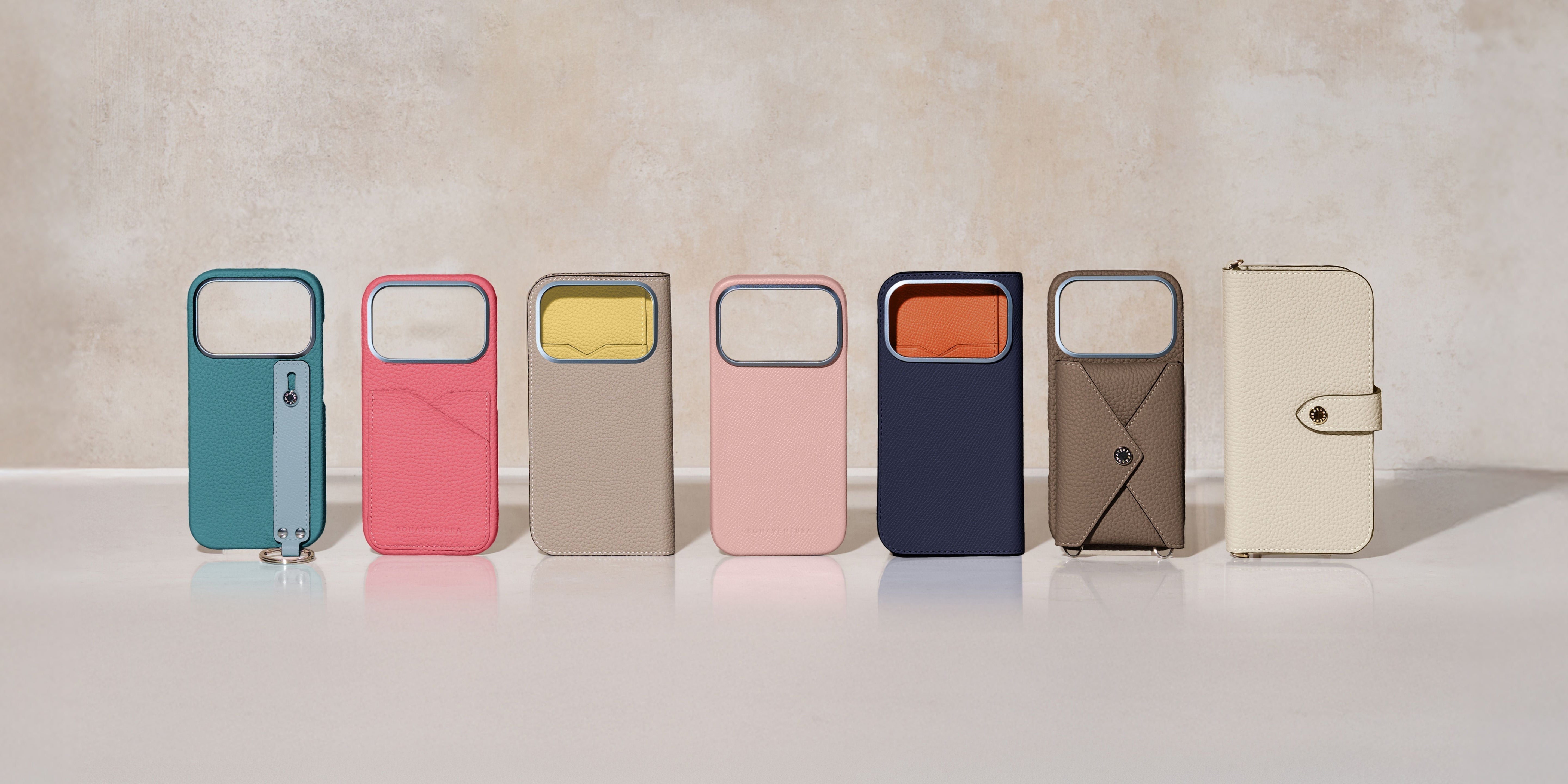 iPhone 17 leather case collection by BONAVENTURA