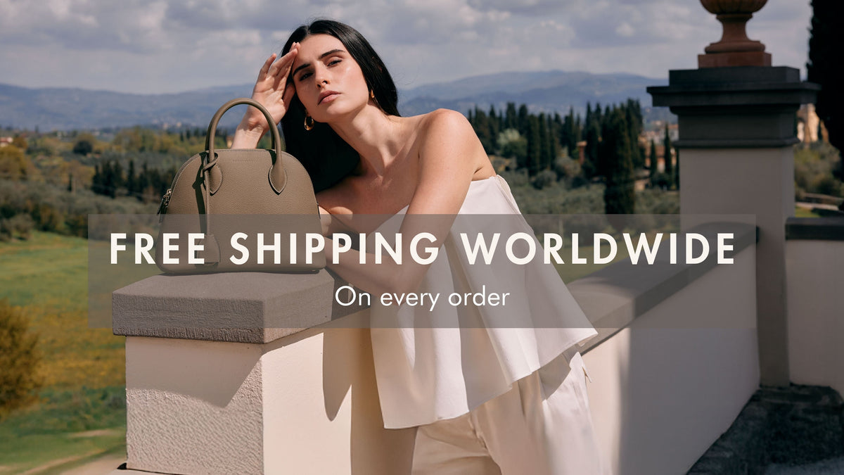 Premium leather goods with free worldwide shipping