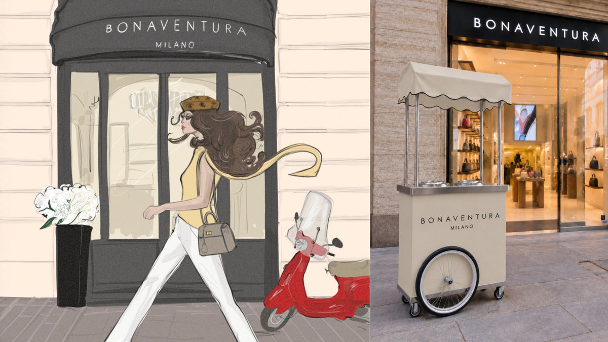 THE BONAVENTURA ATELIER at the BONAVENTURA boutique in Milan